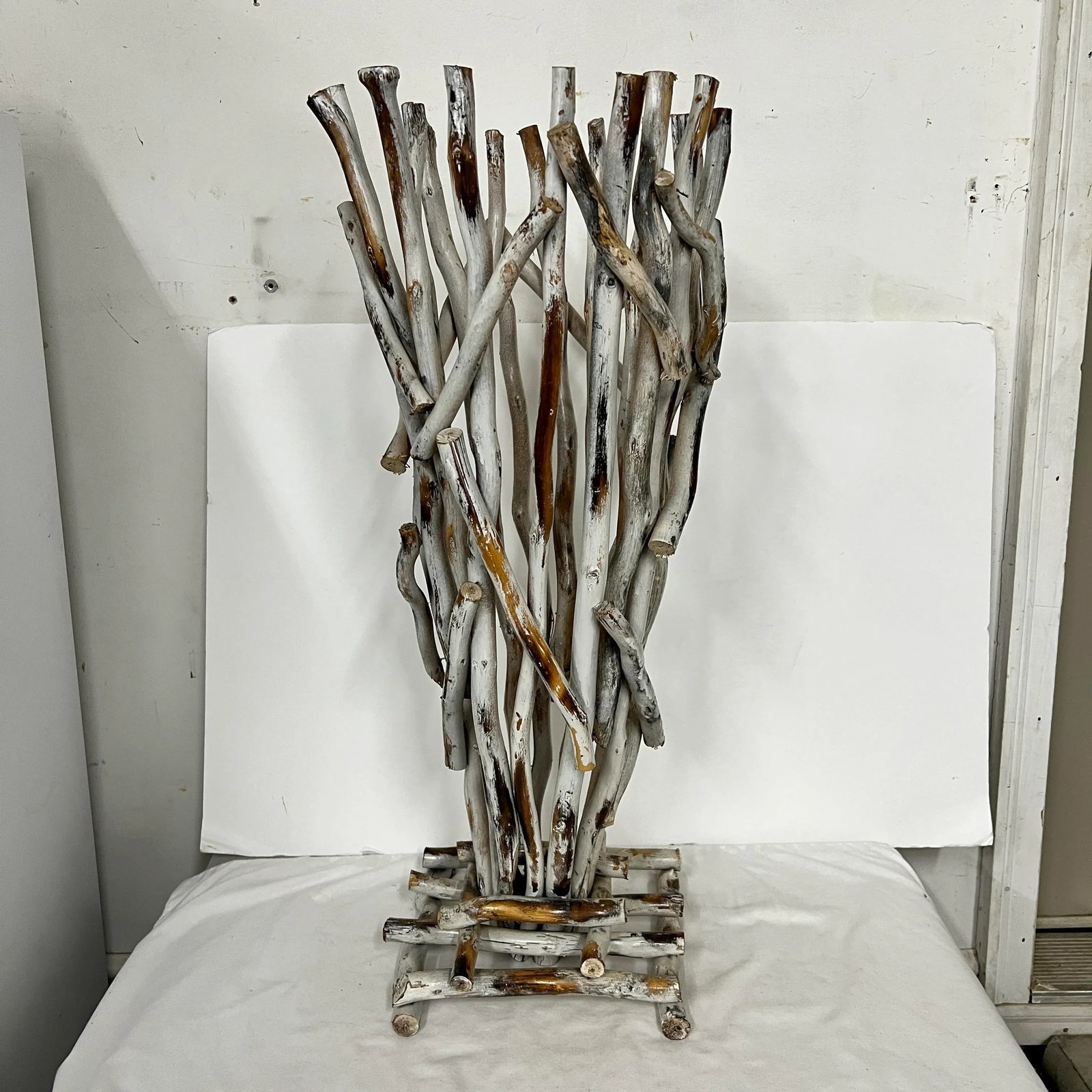 Rustic Farmhouse Coastal Driftwood Art Sculpture - 4
