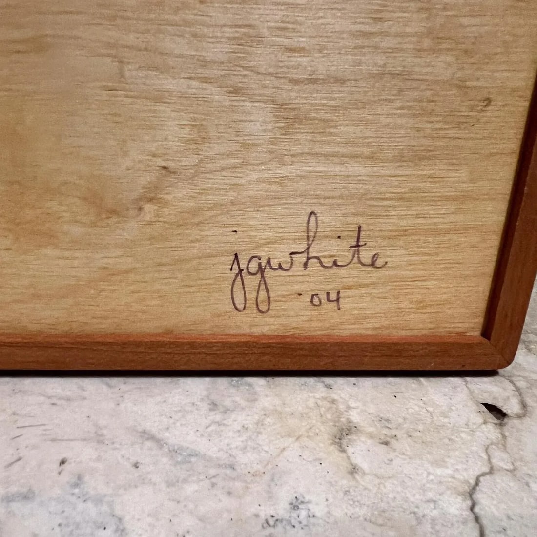 2000s Mosaic Marquetry Exotic Wood Box Signed - 8