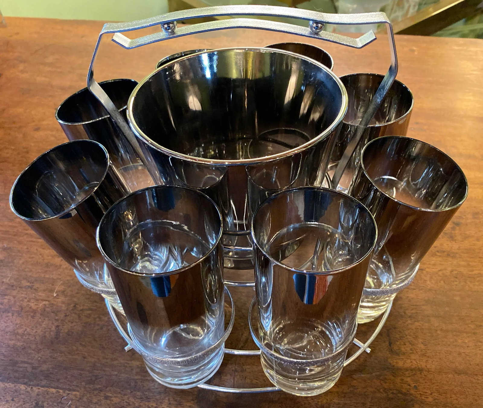 Mid 20th Century Dorothy Thorpe Glassware Set - Set of 10 - 2