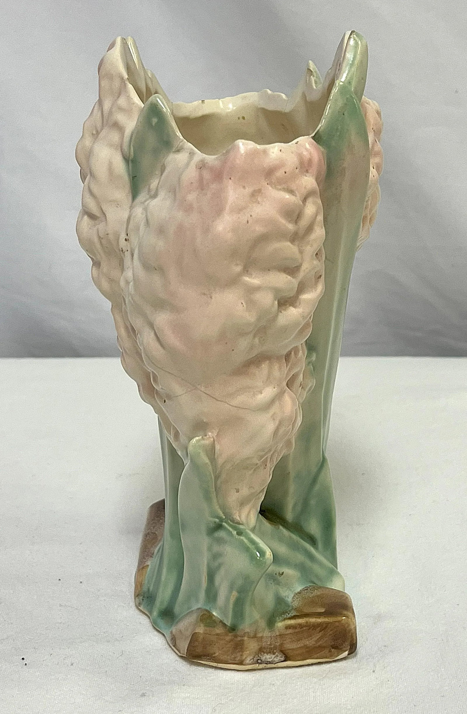 1940's McCoy Pottery Hyacinth Vase, Marked - 4