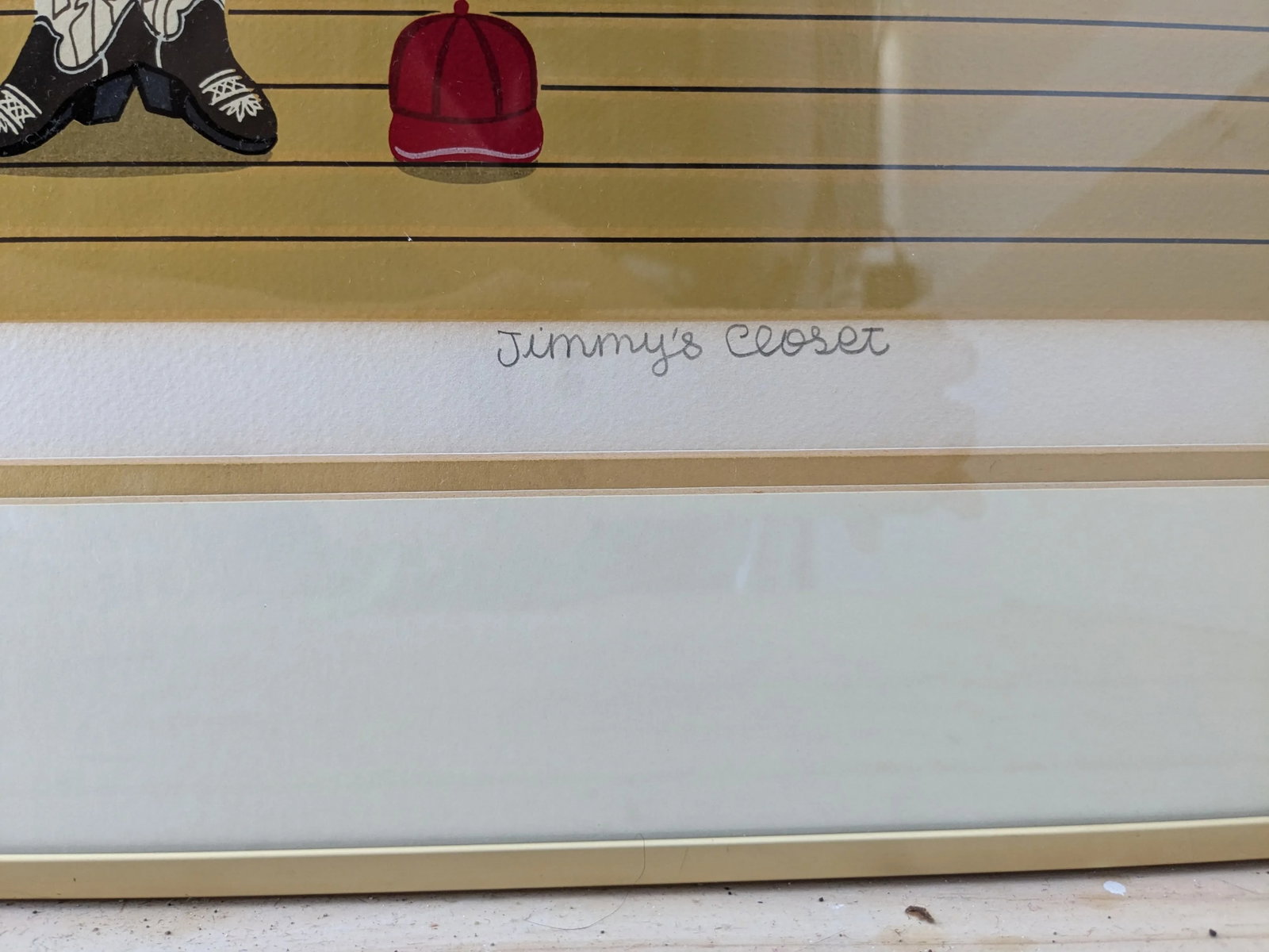 Jimmy's Closet" by Oku Shigeo Okumura – Signed & Numbered Lithograph - 6