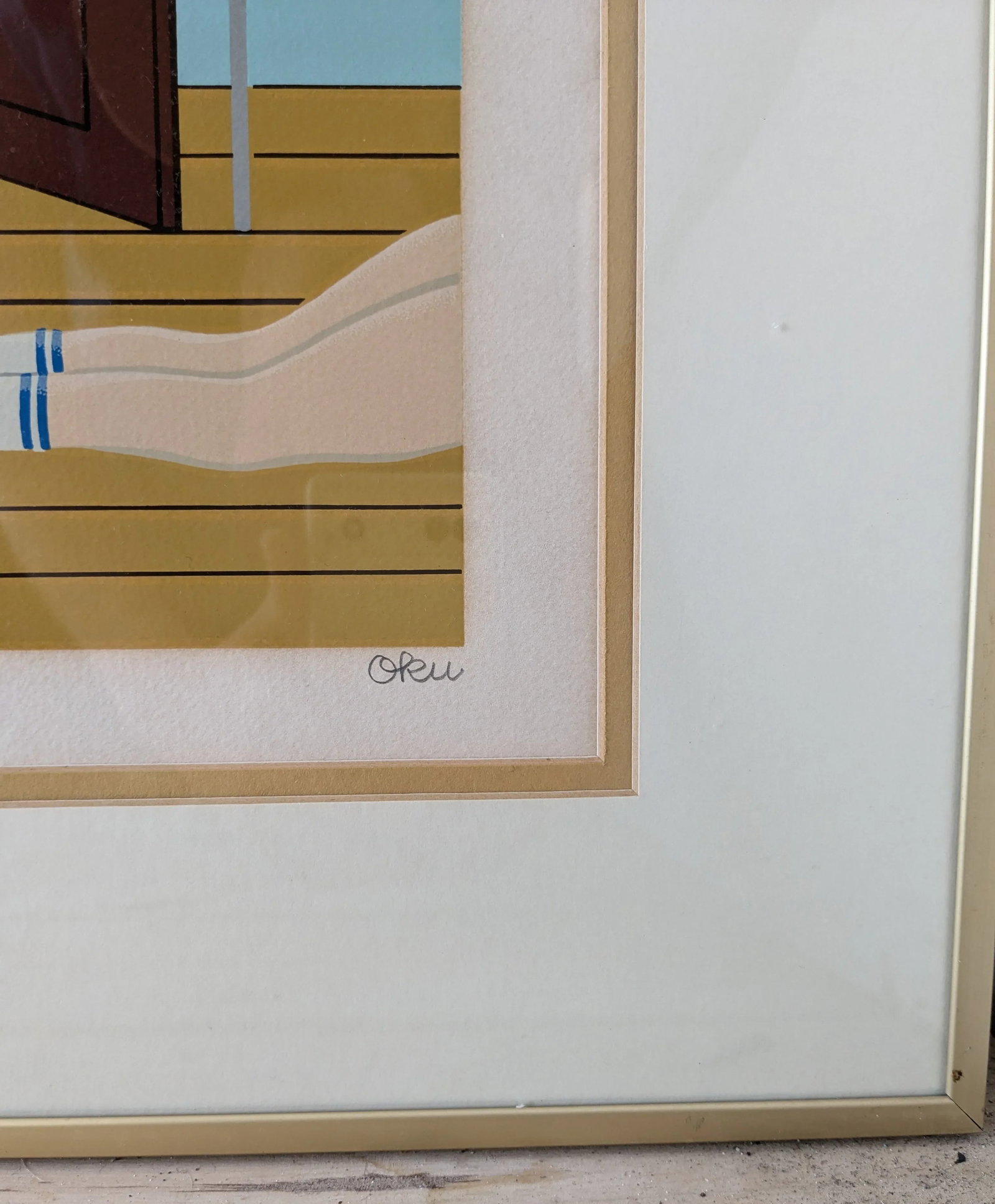 Jimmy's Closet" by Oku Shigeo Okumura – Signed & Numbered Lithograph - 9