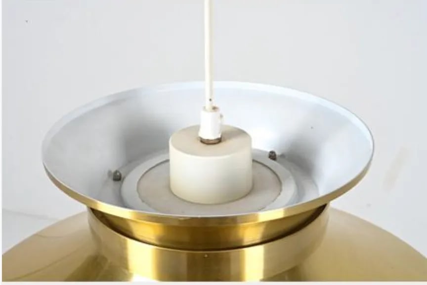 1970s Brass Pendant Lamp by Carl Thorne - 5
