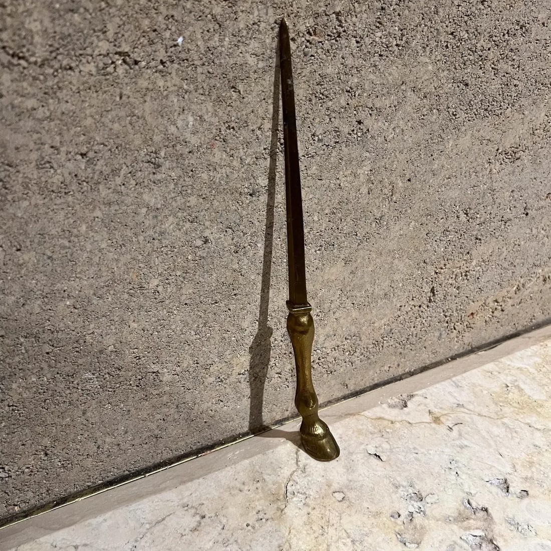 Valenti Solid Brass Letter Opener Equestrian Detail Spain - 6