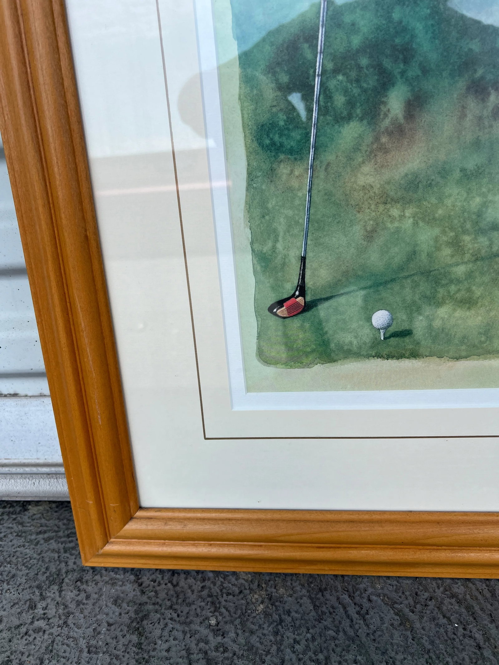 Woman Golfer Framed Print "The First Tee" by Glenn Green - 3