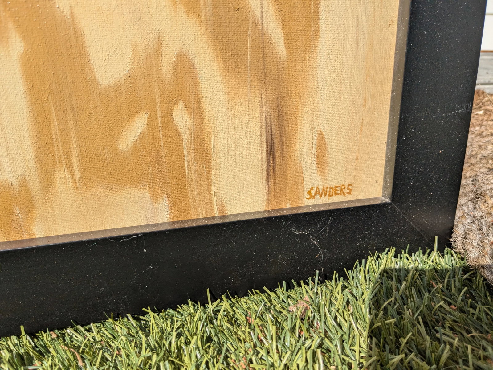 Artist Signed Oil on Board Trompe l'Oeil Painting - 7