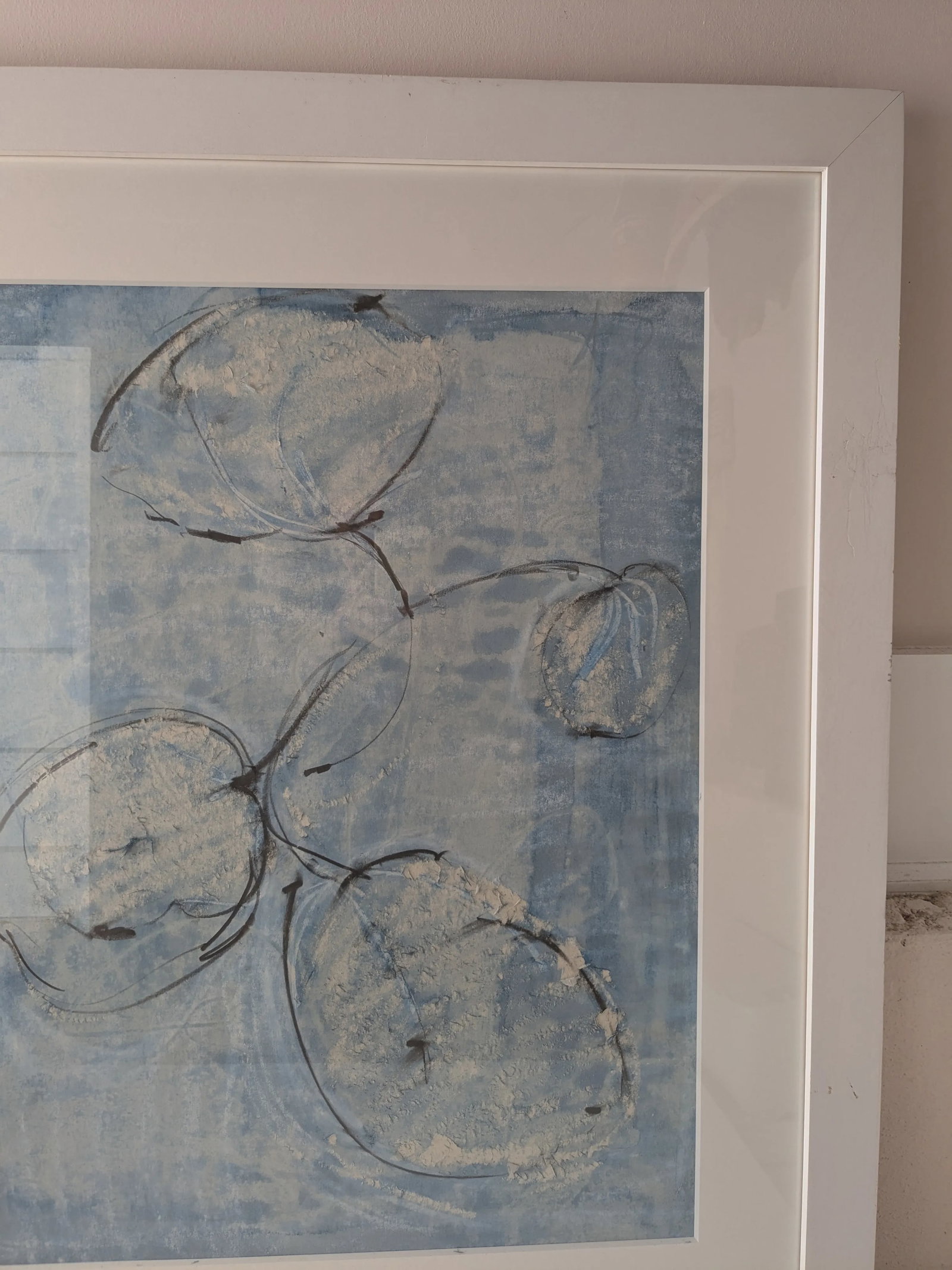 Signed and Framed Robert McCurdy Large Mixed Media Painting From Saks - 5