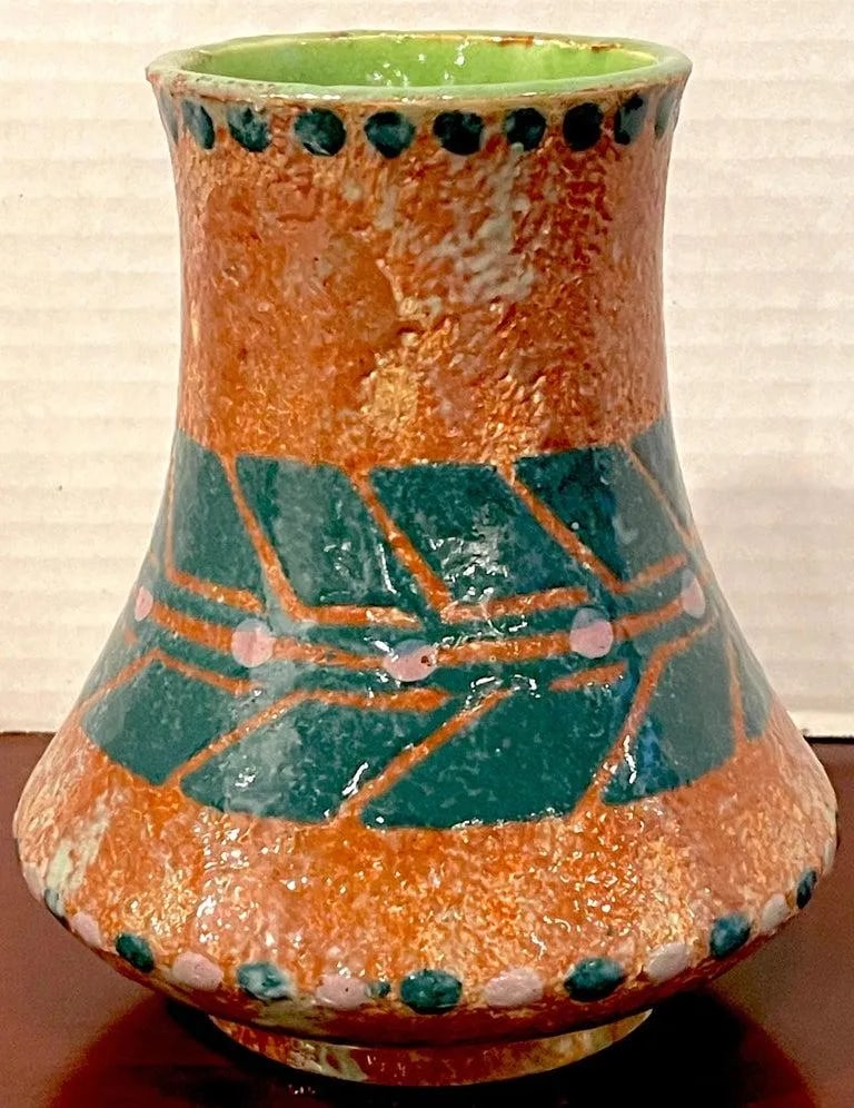 Gustavsberg, Art Nouveau Iridescent Vase, Artist Signed, 1904 - 2