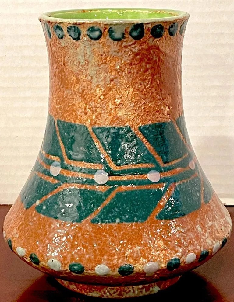 Gustavsberg, Art Nouveau Iridescent Vase, Artist Signed, 1904 - 3