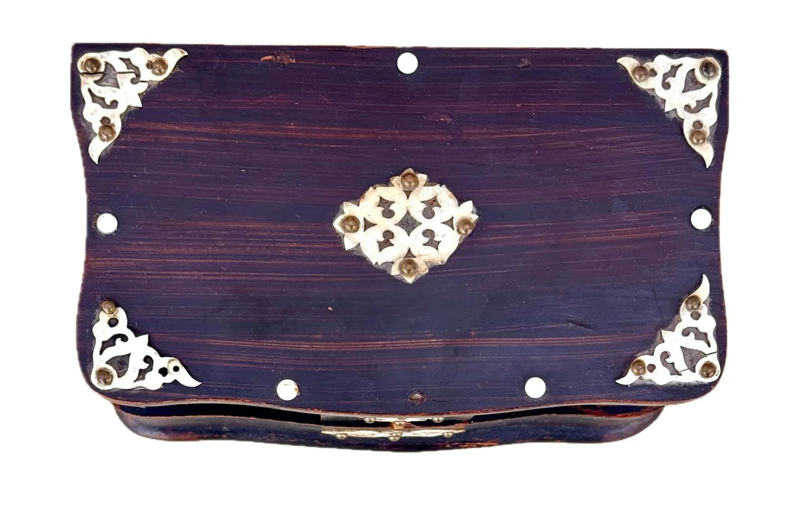 Antique French Victorian Jewelry Casket Keepsake Box - 8