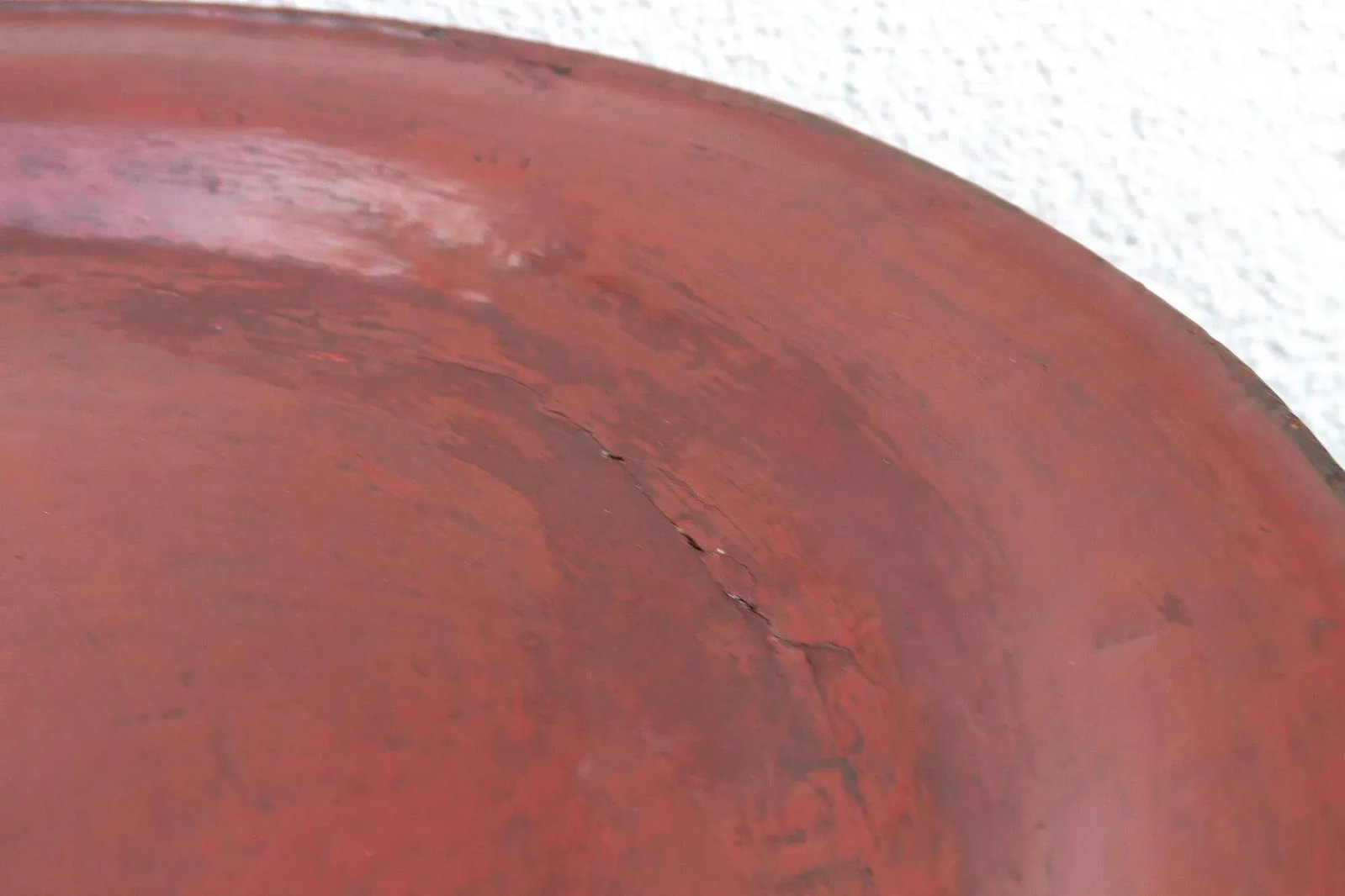 Tripod Red Lacquered Burmese Tray - 8