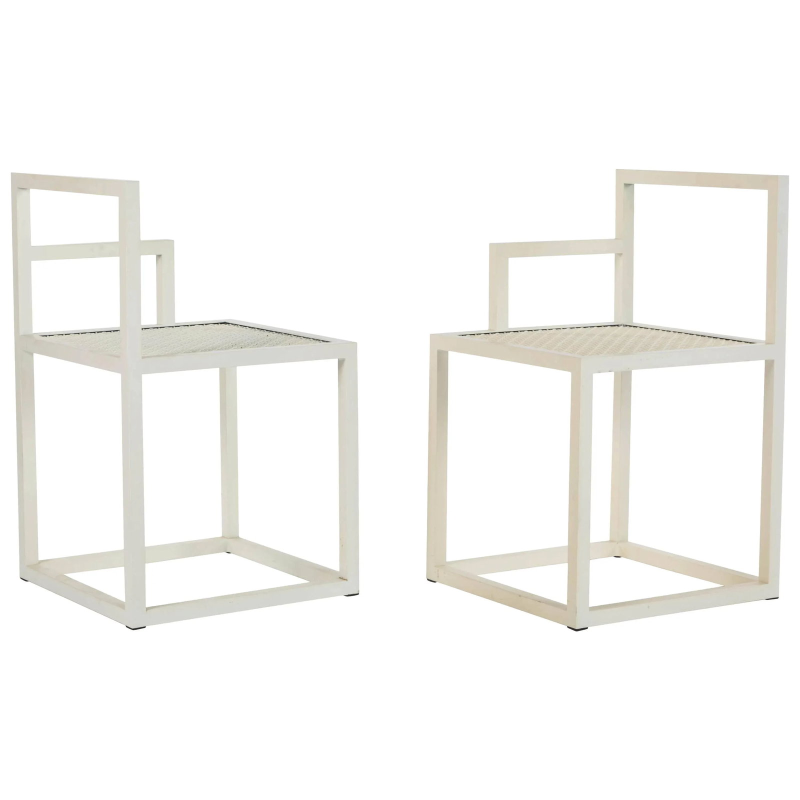 Powder Coated Steel Prototype Chairs by Jonathan Nesci - a Pair - 11