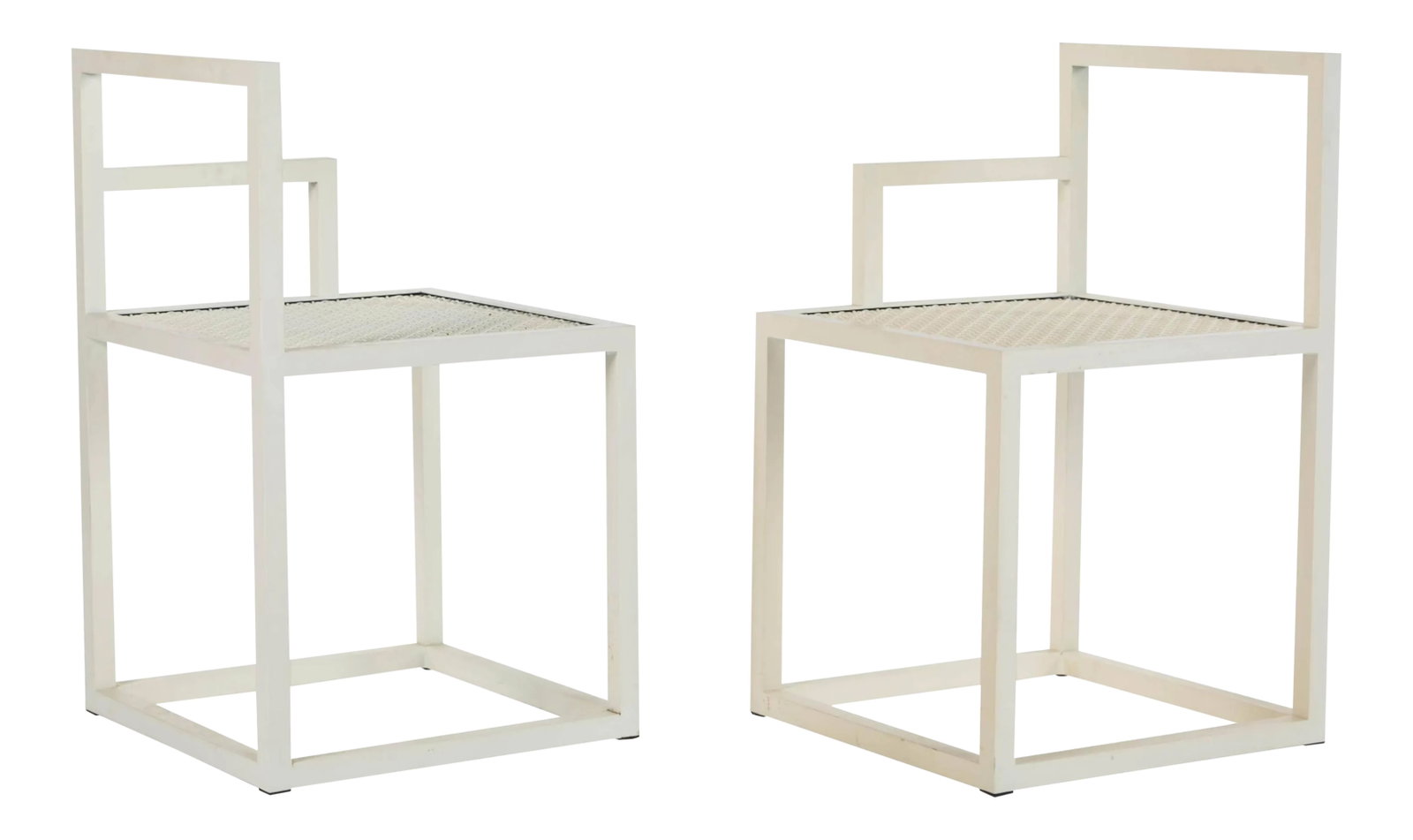 Powder Coated Steel Prototype Chairs by Jonathan Nesci - a Pair (1 of 11)