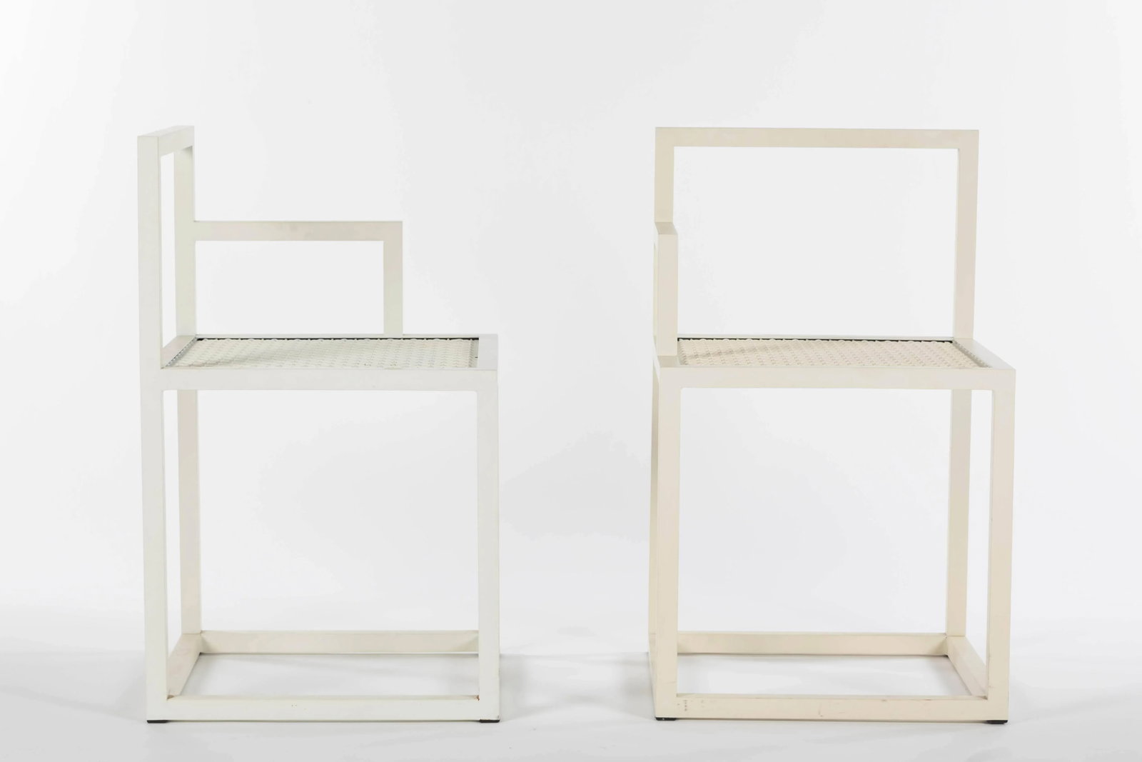 Powder Coated Steel Prototype Chairs by Jonathan Nesci - a Pair - 2