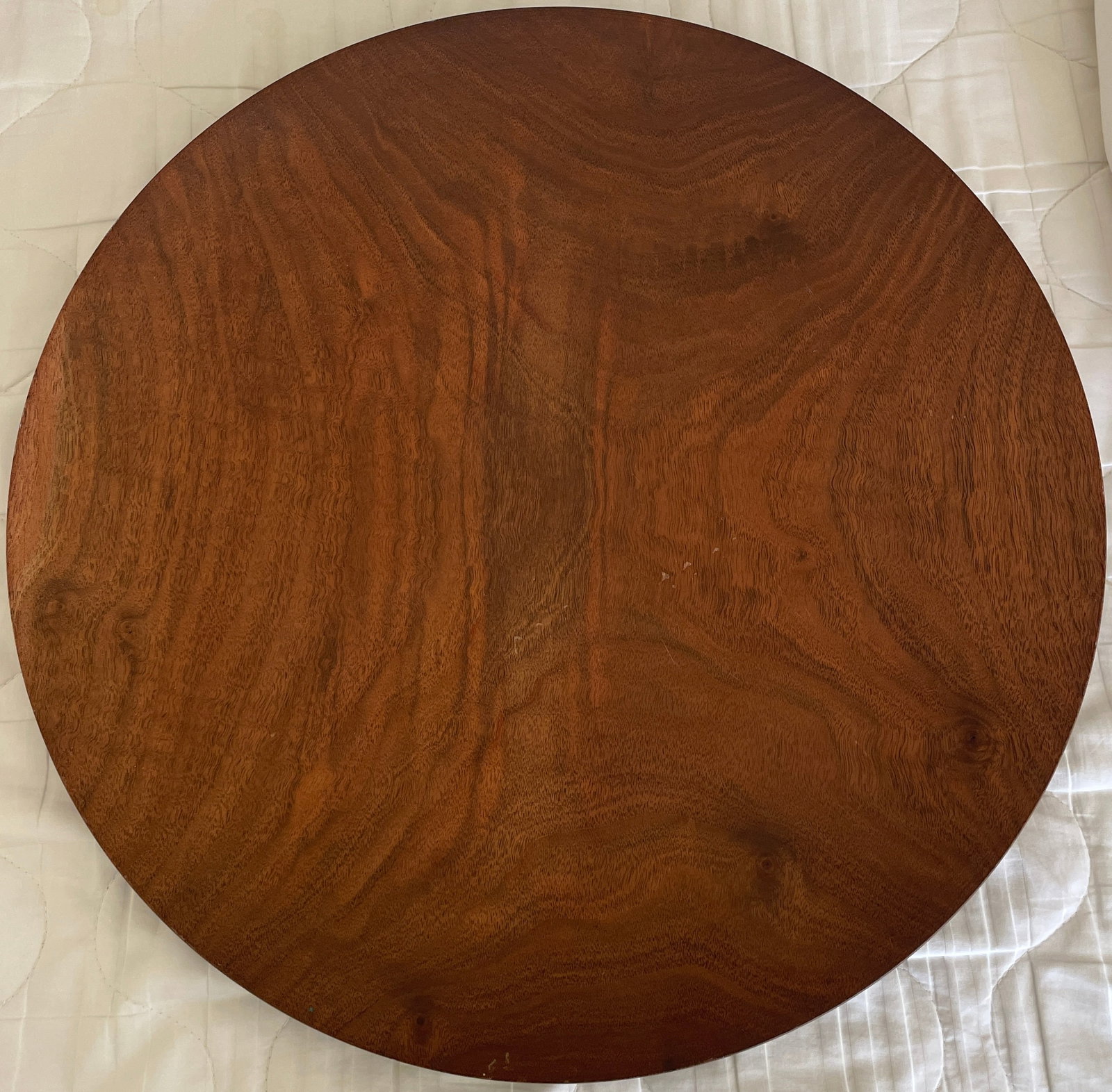 Bob Stocksdale Black Walnut Platter for "Mom and Dad" Circa 1965 - 2