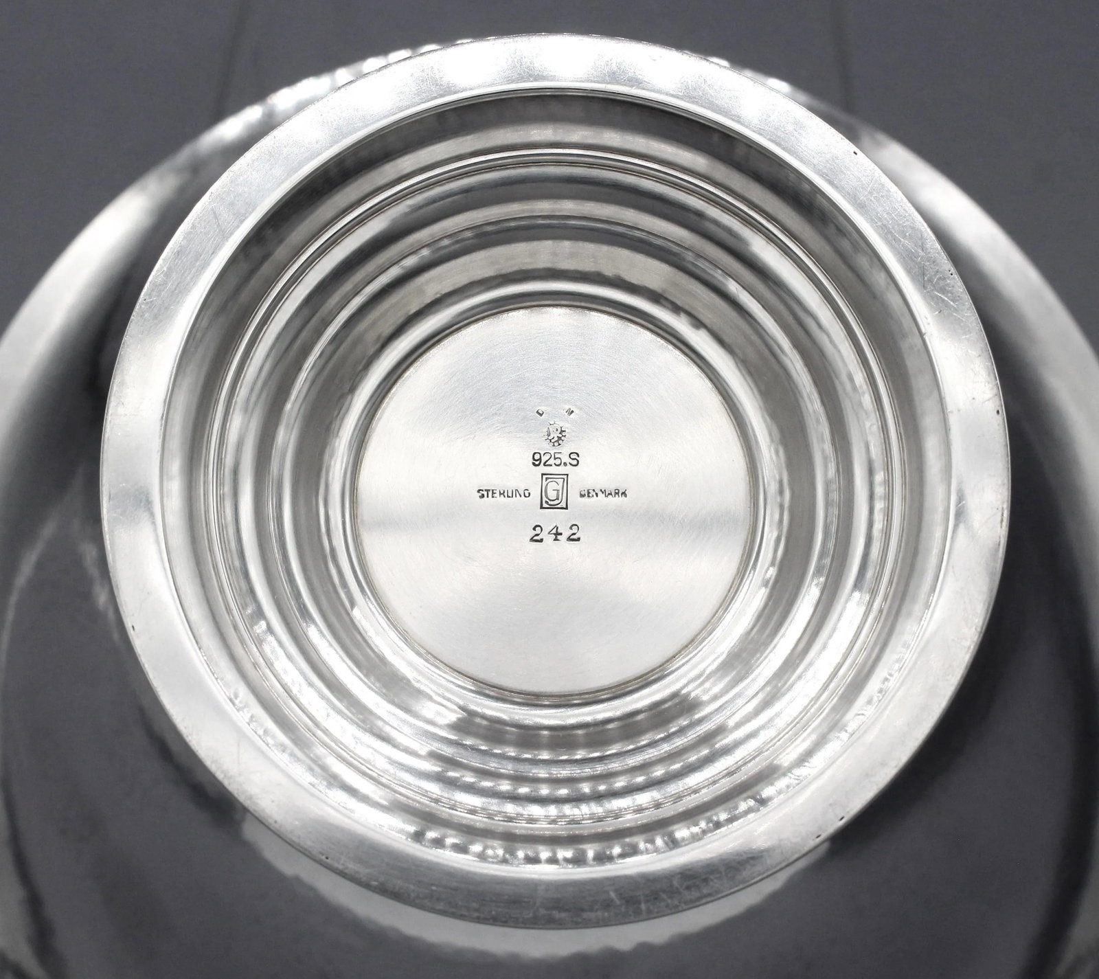 1933-44 Danish Sterling Silver Compote by Georg Jensen - 5