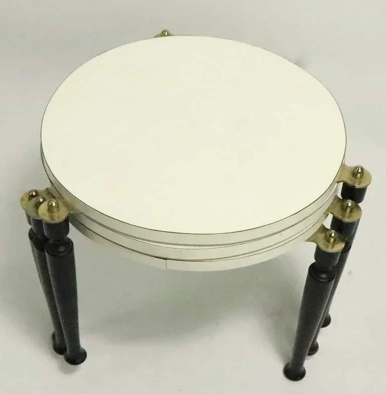 Nest of Three Stacking Mid Century Occasional Side Tables - 4