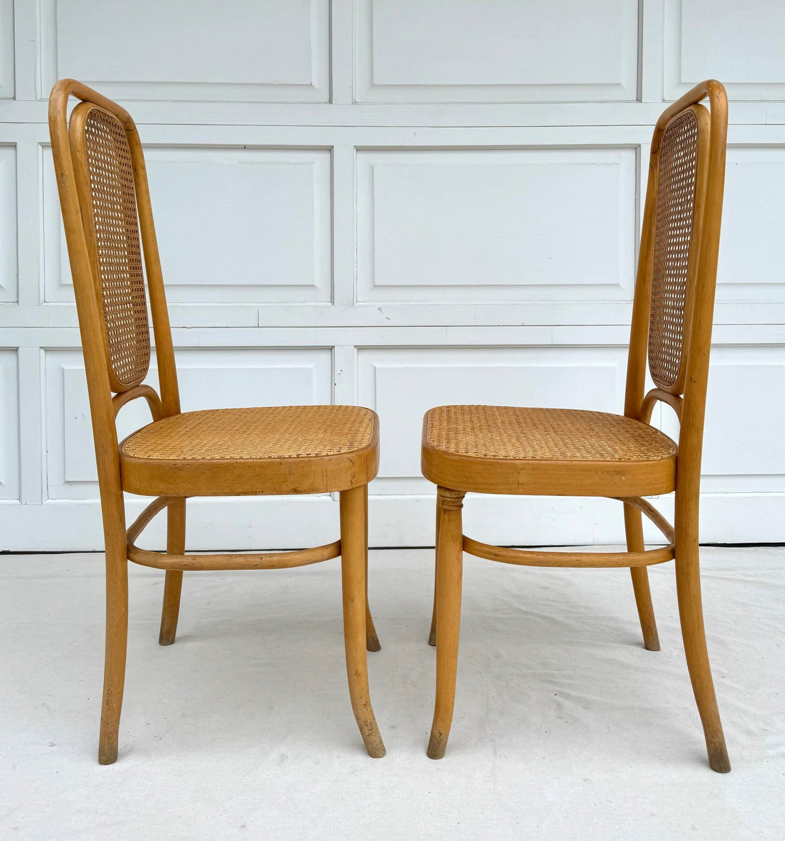 Pair of Cane and Bentwood Thonet-Style Chairs - 11