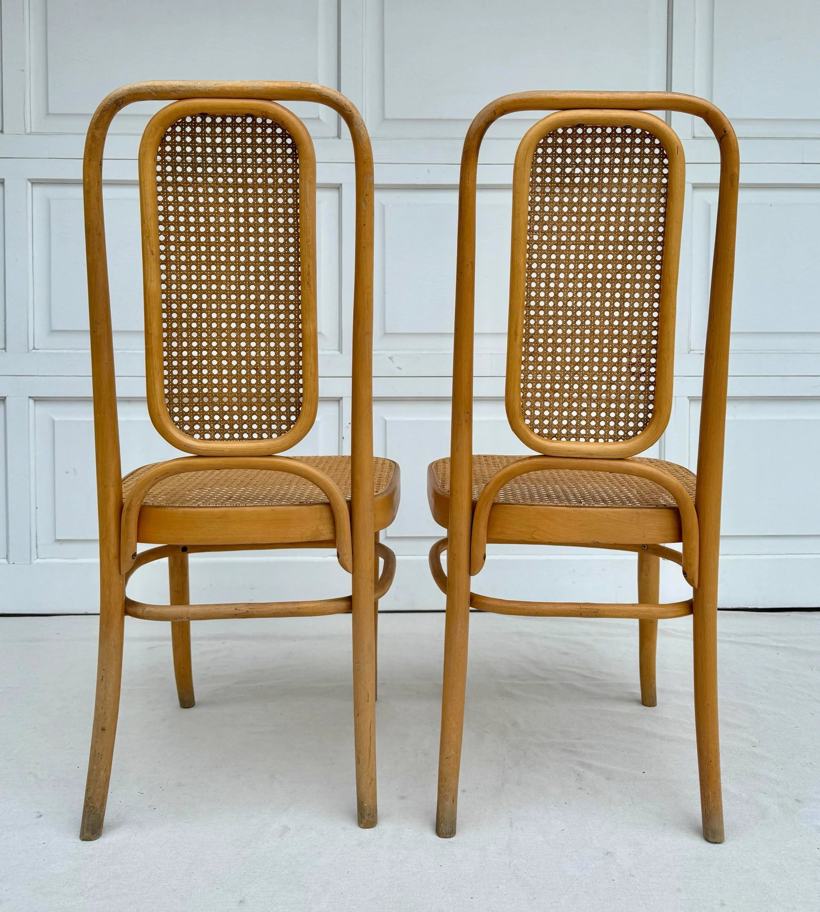 Pair of Cane and Bentwood Thonet-Style Chairs - 9