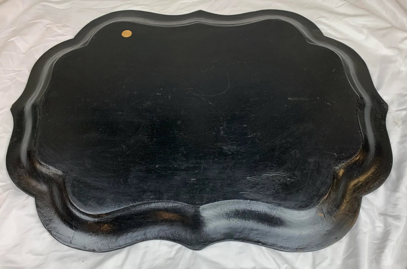 Antique Papier-Mâché Chinoiserie Tray - 6