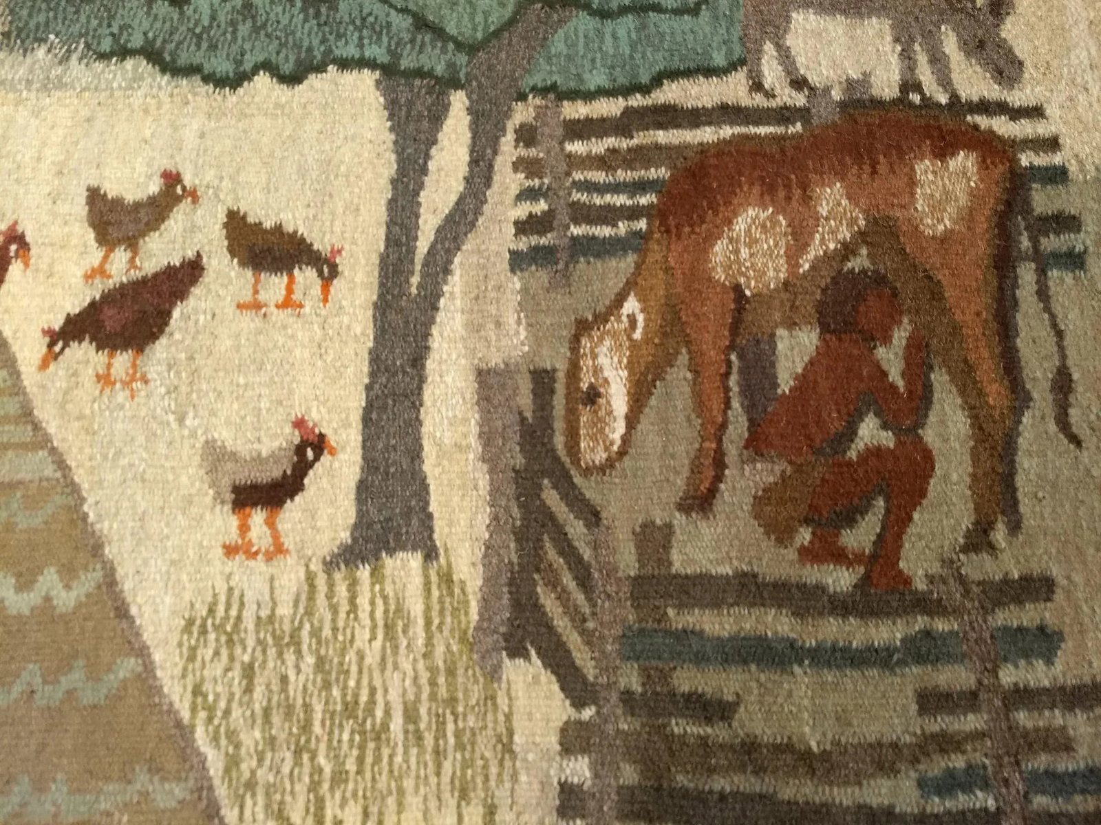 Late 20th Century Hand Woven African Tapestry - 8