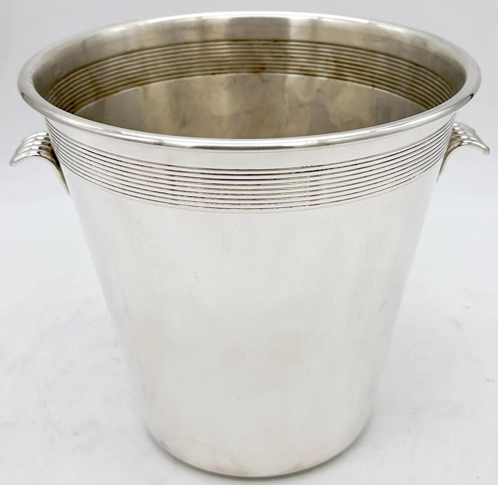 Italian Modern Silverplated Twin Handled Champagne/Wine Bucket - 2