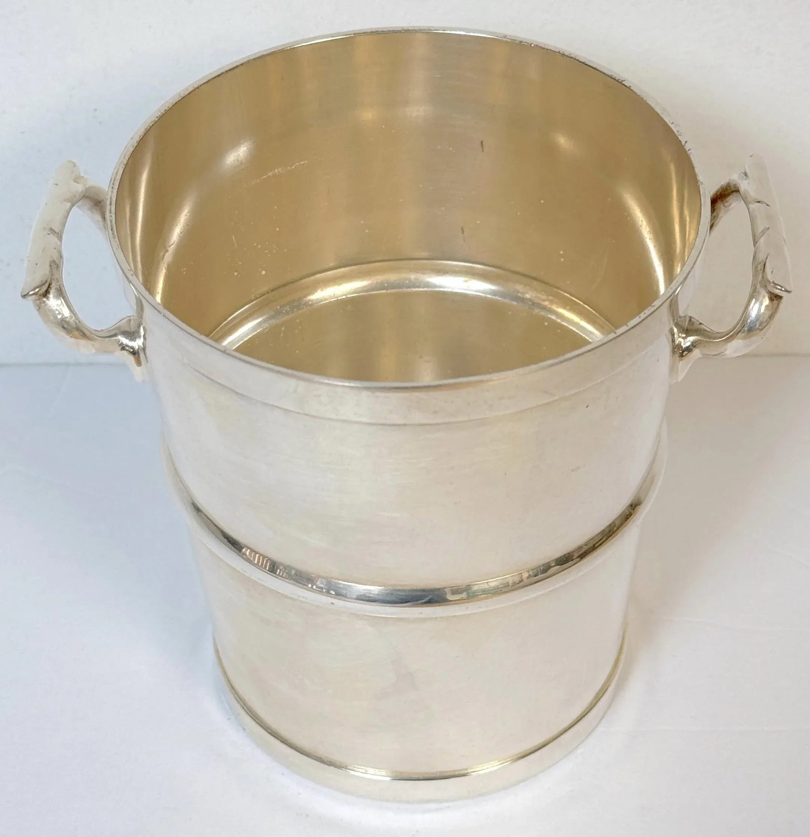 Antique Reiffel & Husted Silverplate Champagne / Ice Bucket USA, English Design - 2