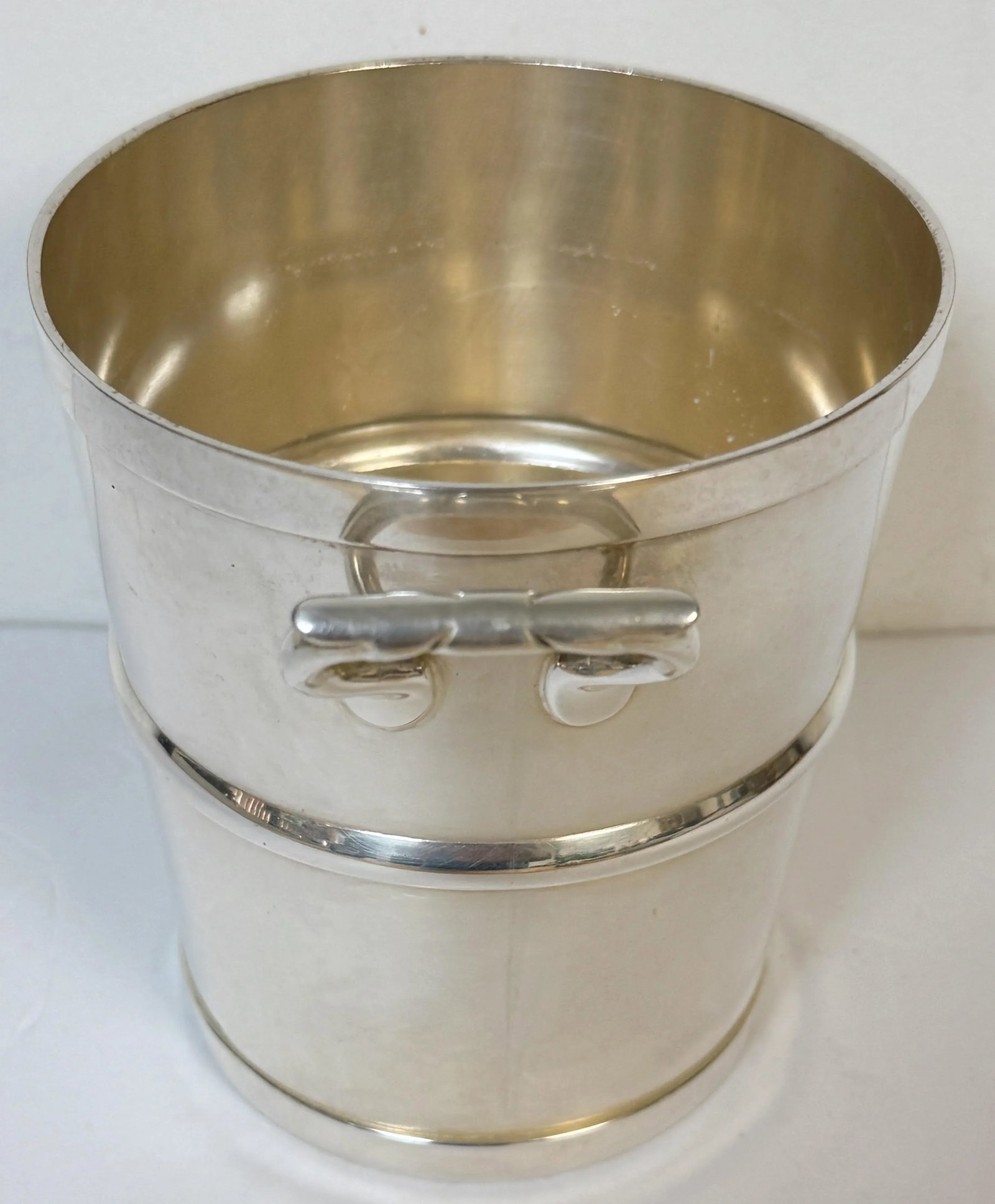 Antique Reiffel & Husted Silverplate Champagne / Ice Bucket USA, English Design - 7