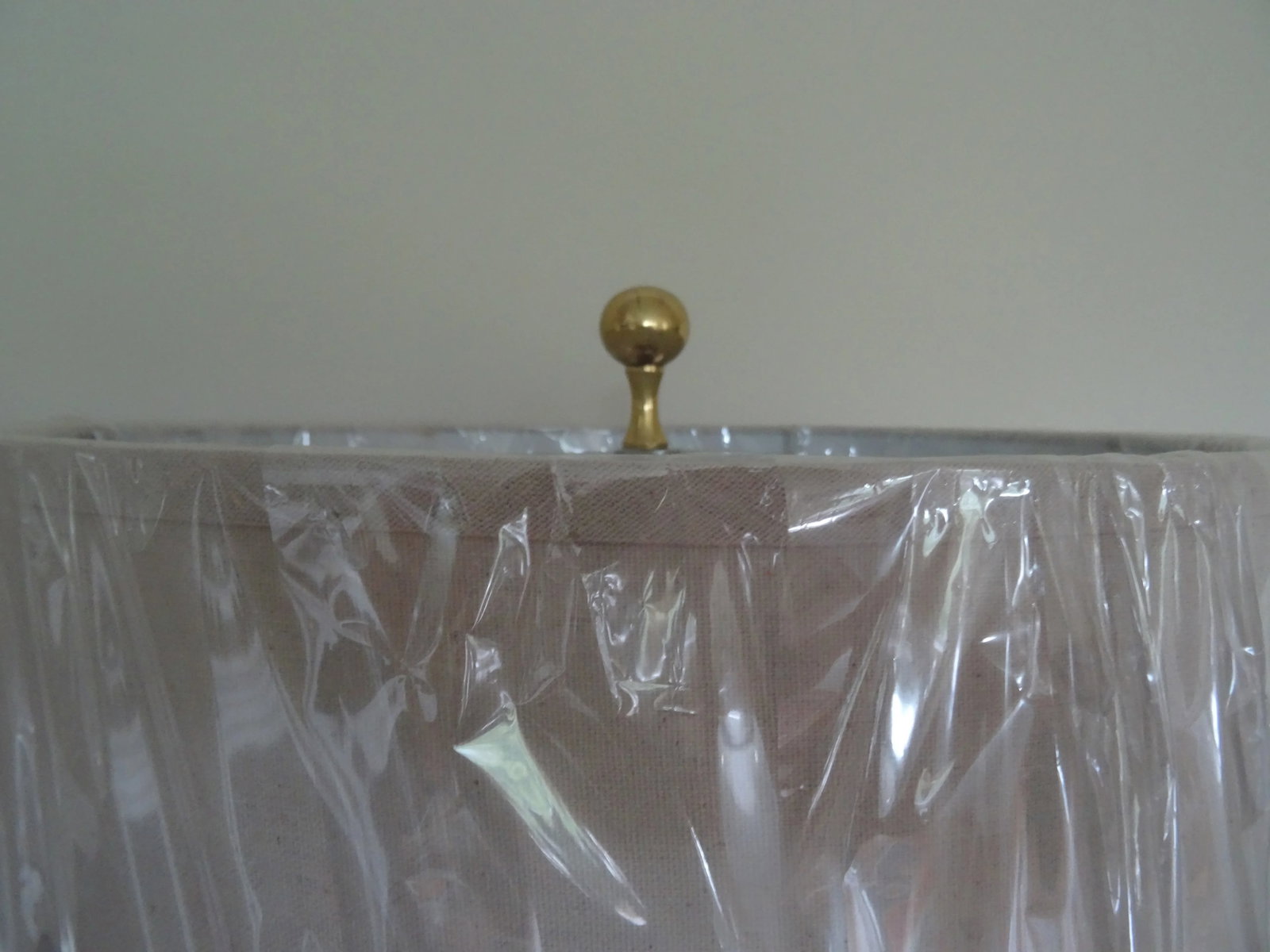 Late 20th Century Corinthian Column Lamps With New Wrapped Shades - a Pair - 3