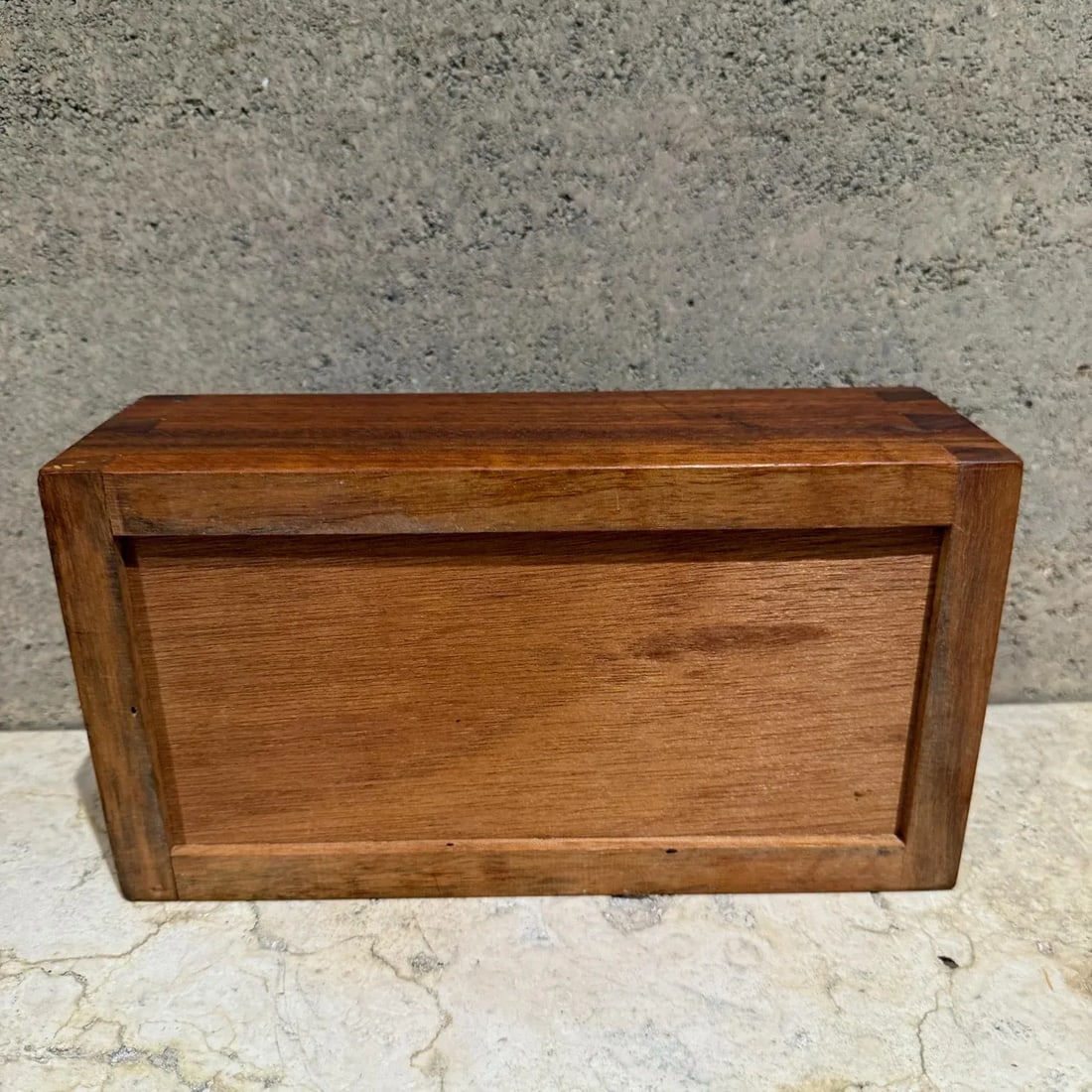 1960s Studio Art Walnut Wood Box Slide Open - 4