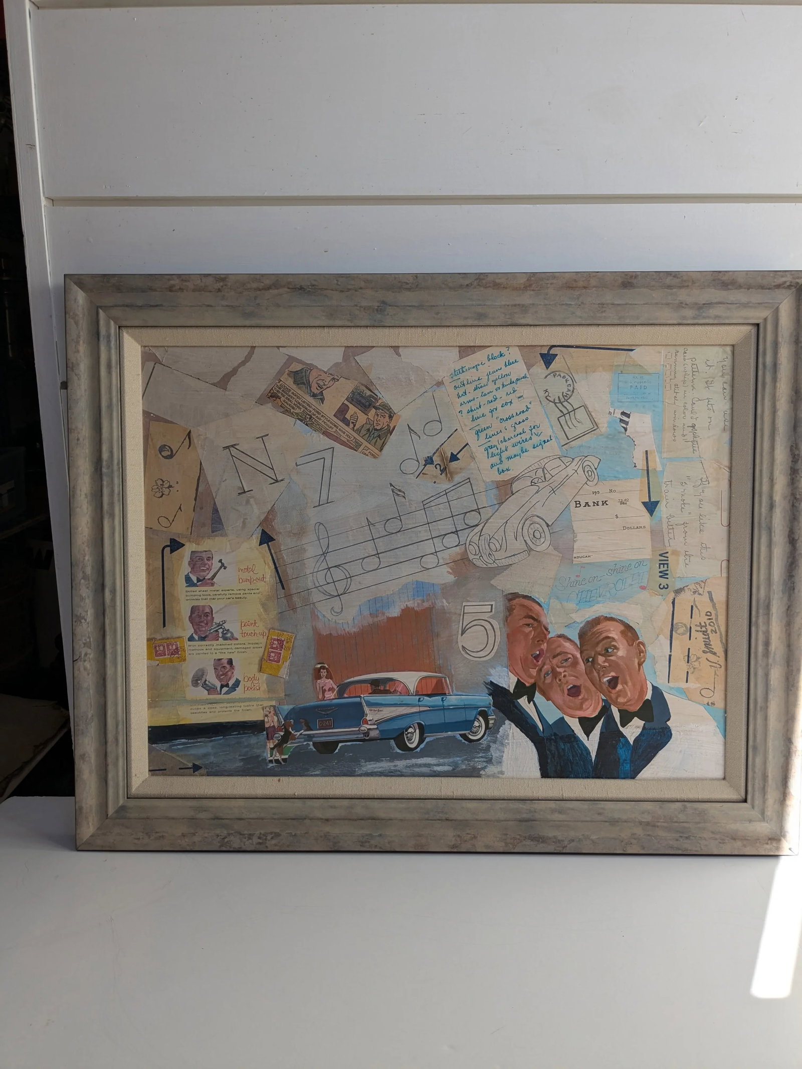 Contemporary Mixed Media Collage – Signed, Framed & Ready to Hang - 2