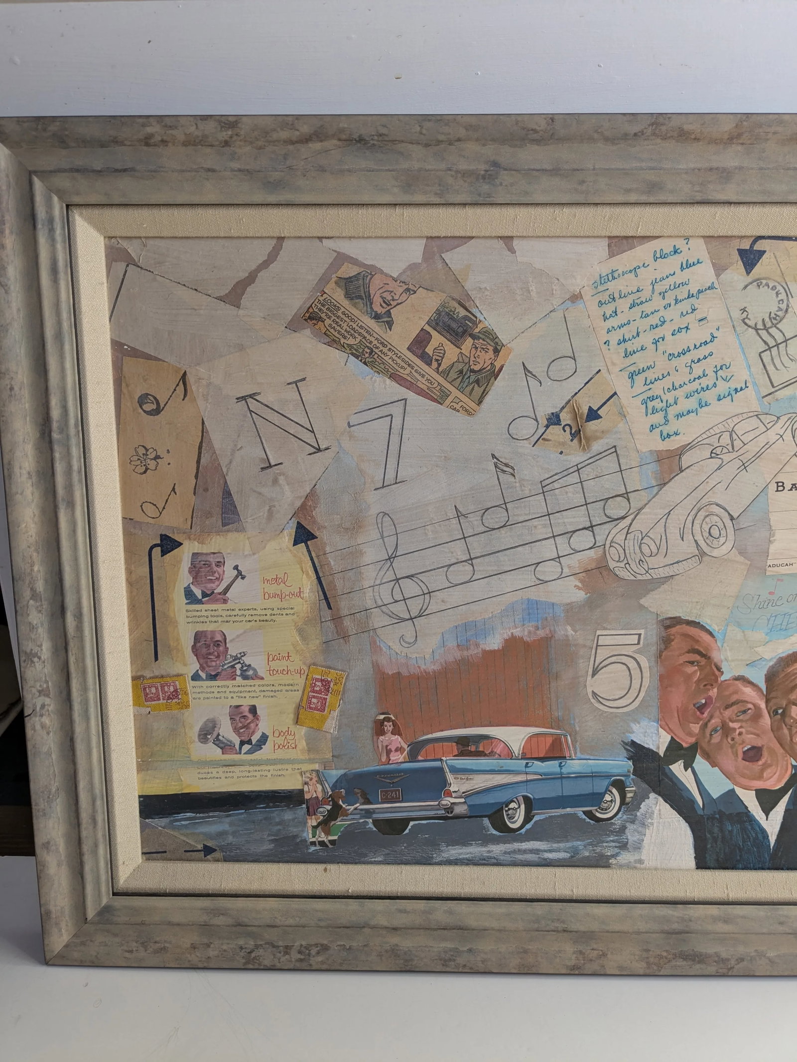 Contemporary Mixed Media Collage – Signed, Framed & Ready to Hang - 5
