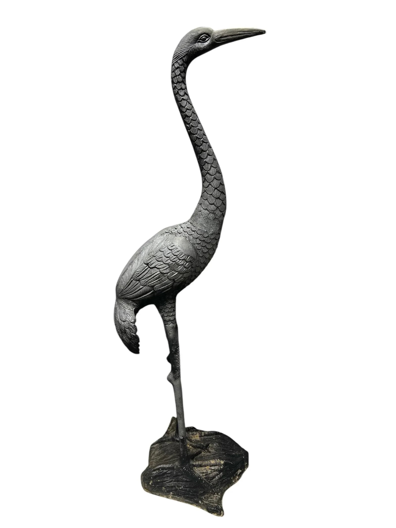Coastal Heron Bird Garden Statue Ornaments - A Pair - 2