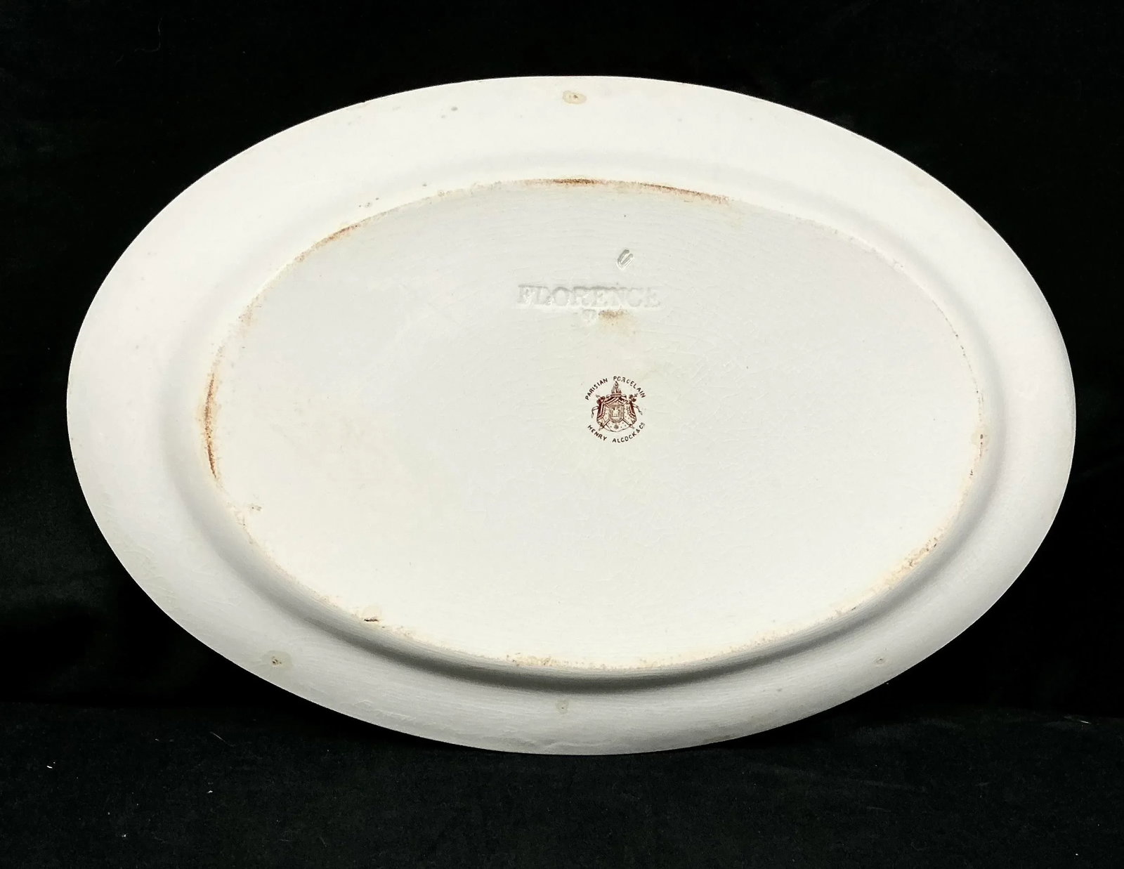 Large Ironstone Serving Platter by Henry Alcock and Company - 4