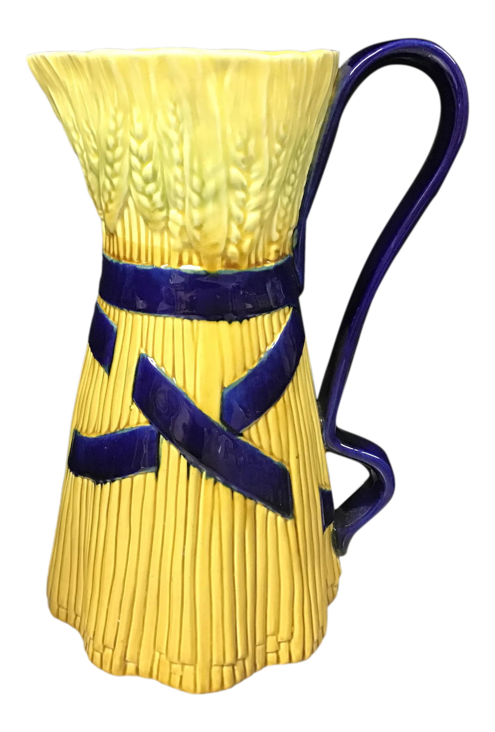 Portuguese Faience Majolica Jug Pitcher by Bordallo Pinheiro (1 of 9)