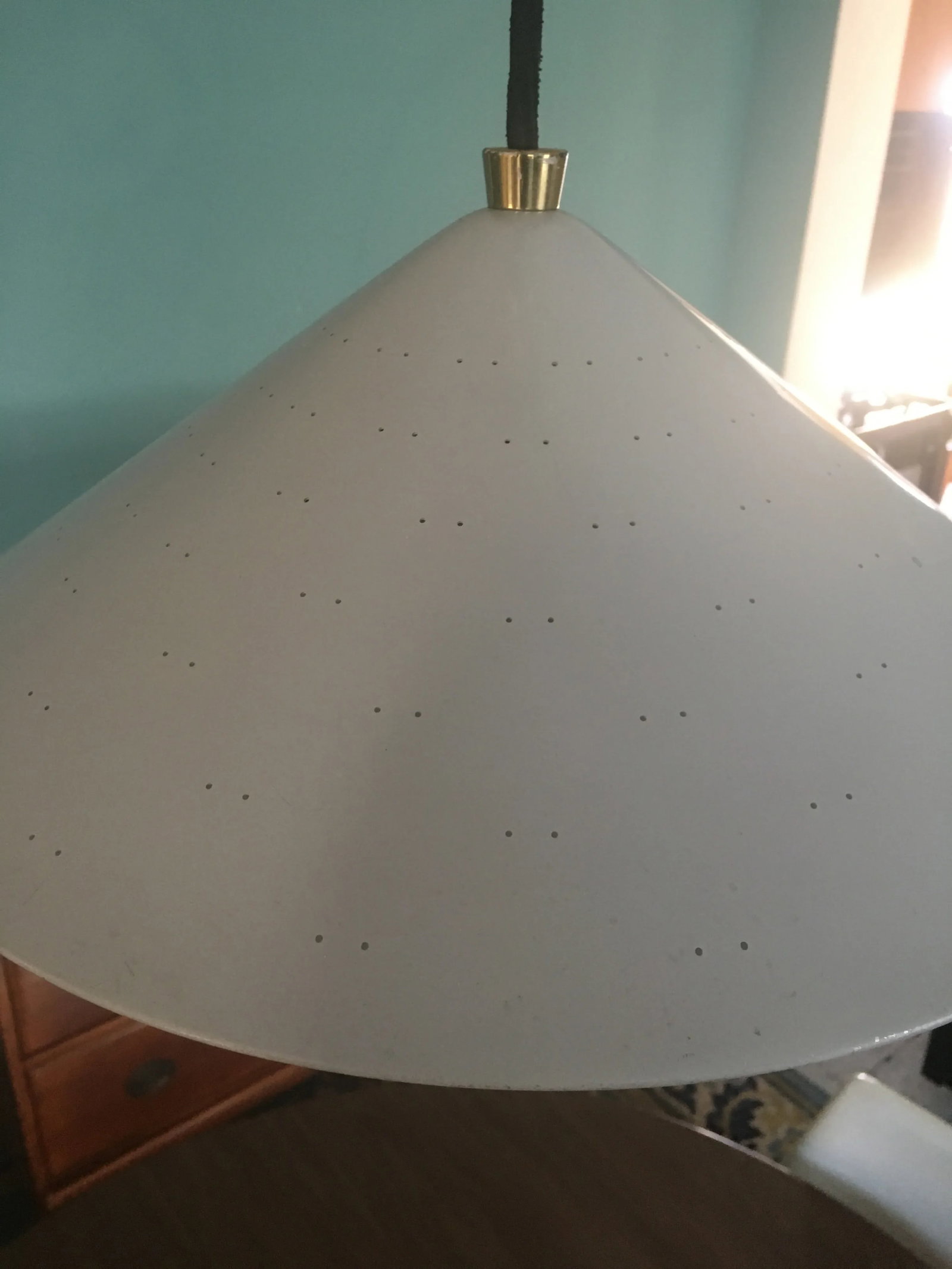 1960s Lightolier Mid-Century Modern Hanging Light - 3