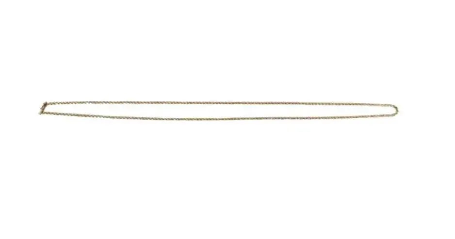 14k Gold Twisted Rope Necklace, 30 Inches - 3