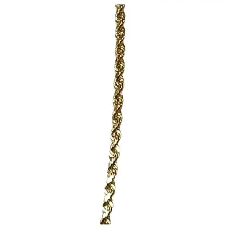 14k Gold Twisted Rope Necklace, 30 Inches - 4