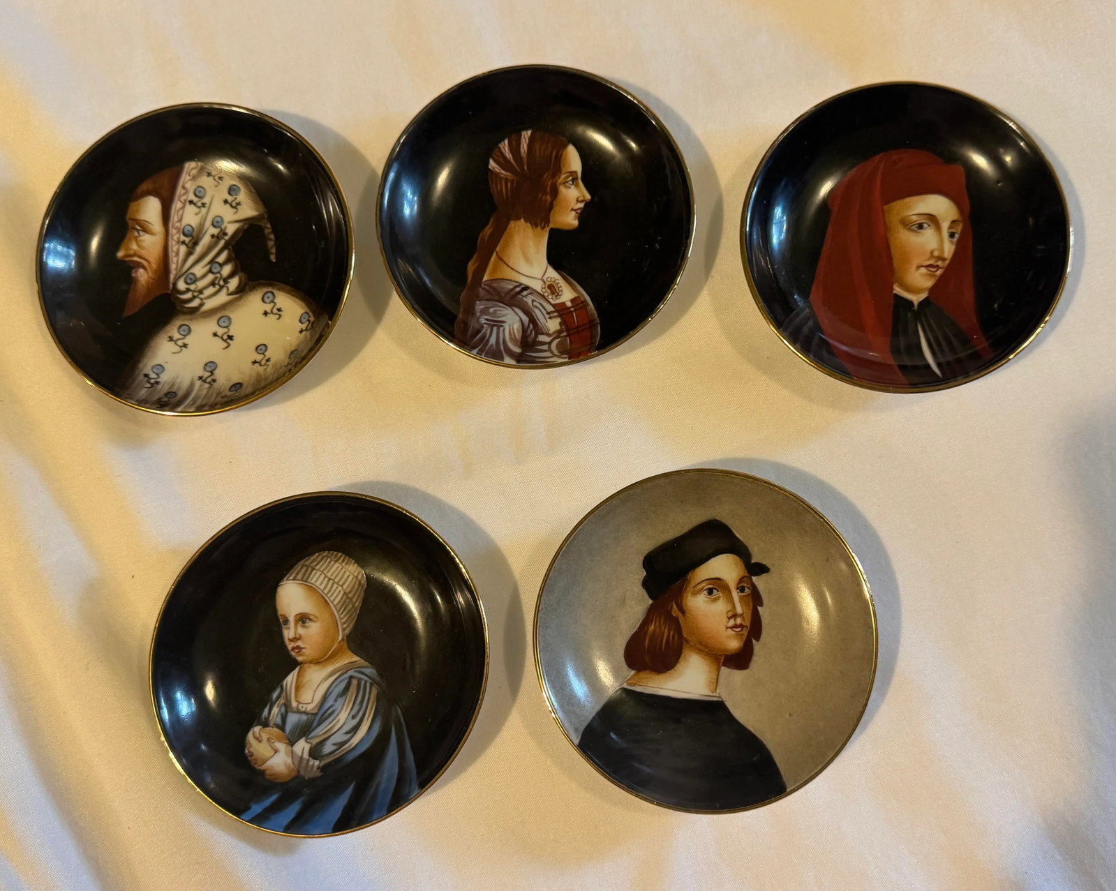 Collection of 5 Richard Ginori Handpainted Plates, Early 20th Century - 2