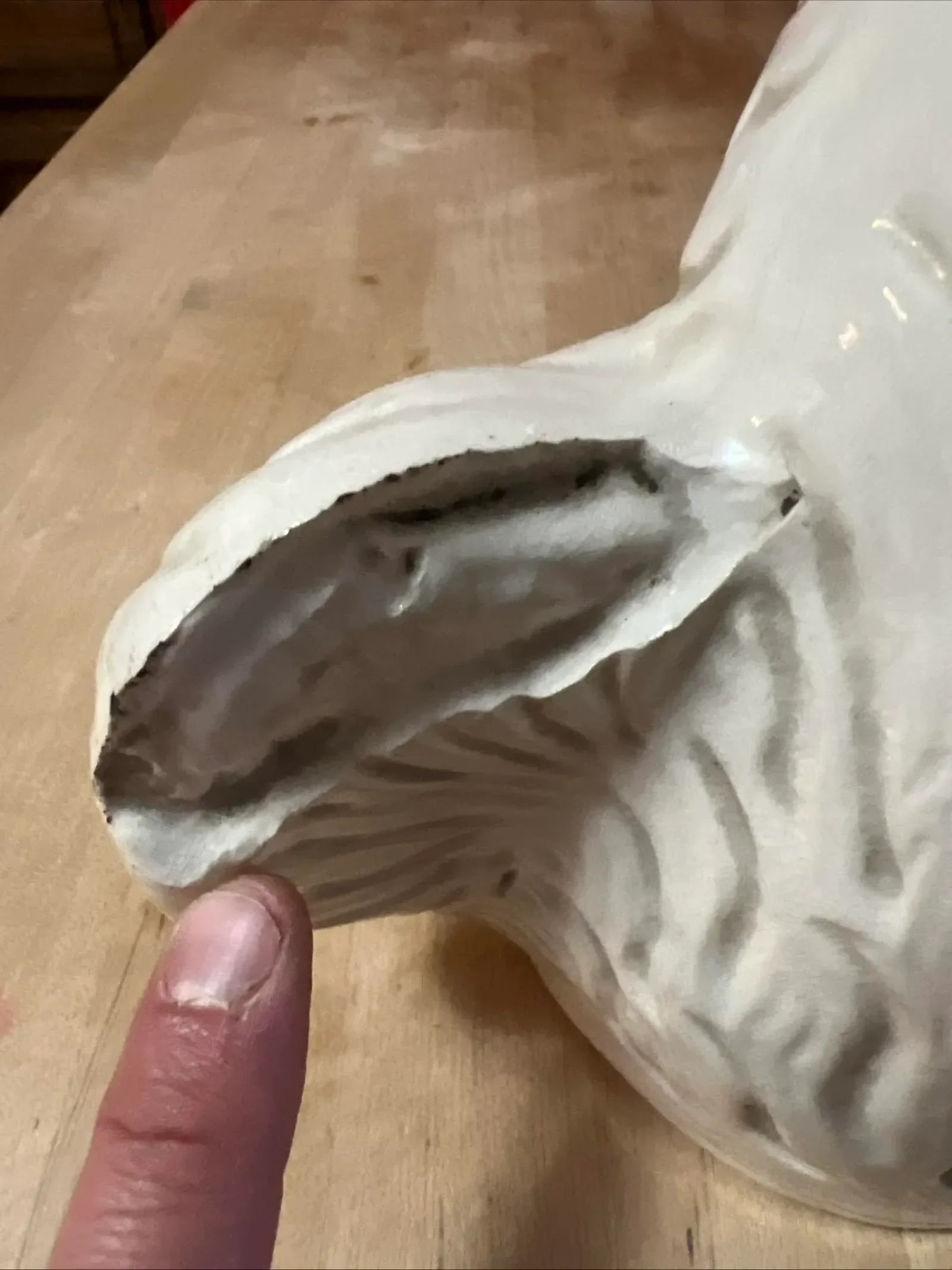 Antique Decorated Staffordshire Spaniel Dog, Circa 1860's - 5