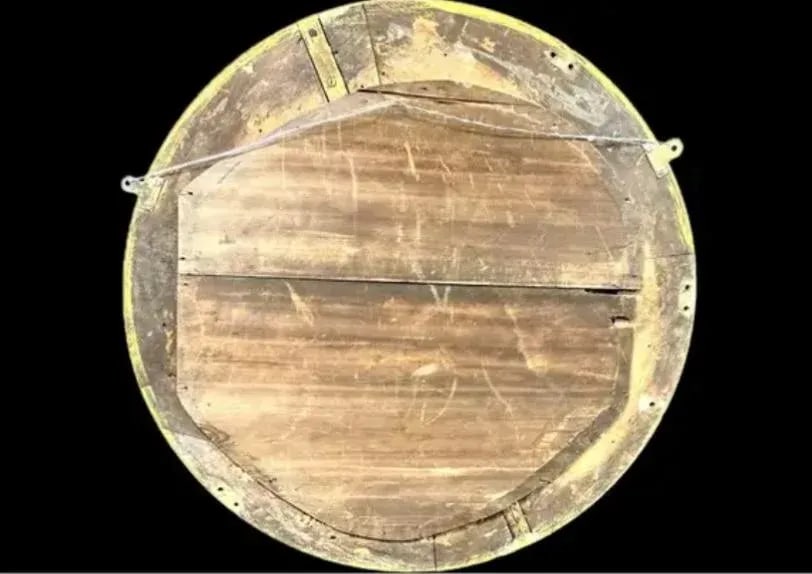 English Regency Convex Giltwood Bullseye Mirror - 7