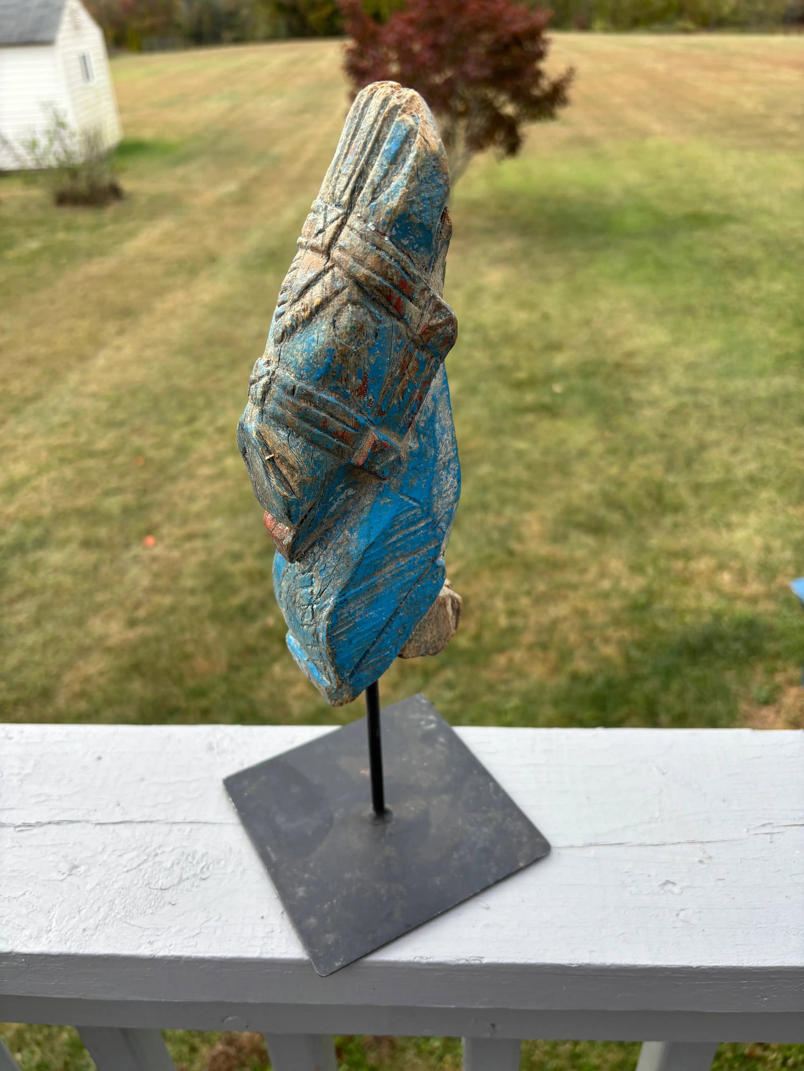 18th./19th. C. Architectural Fragment on Museum Mount - Palace Horse With Regal Tack - 2