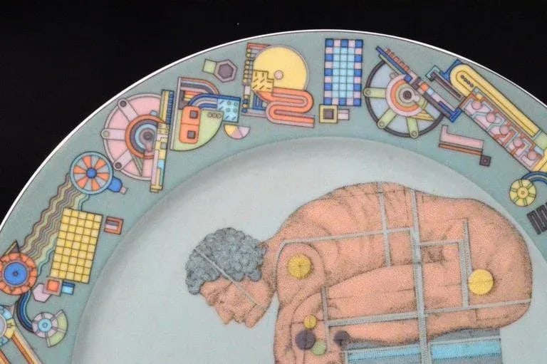 Eduardo Paolozzi's "After Newton" Rosenthal Porcelain Dish - 3