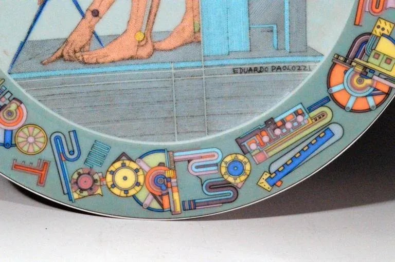 Eduardo Paolozzi's "After Newton" Rosenthal Porcelain Dish - 4
