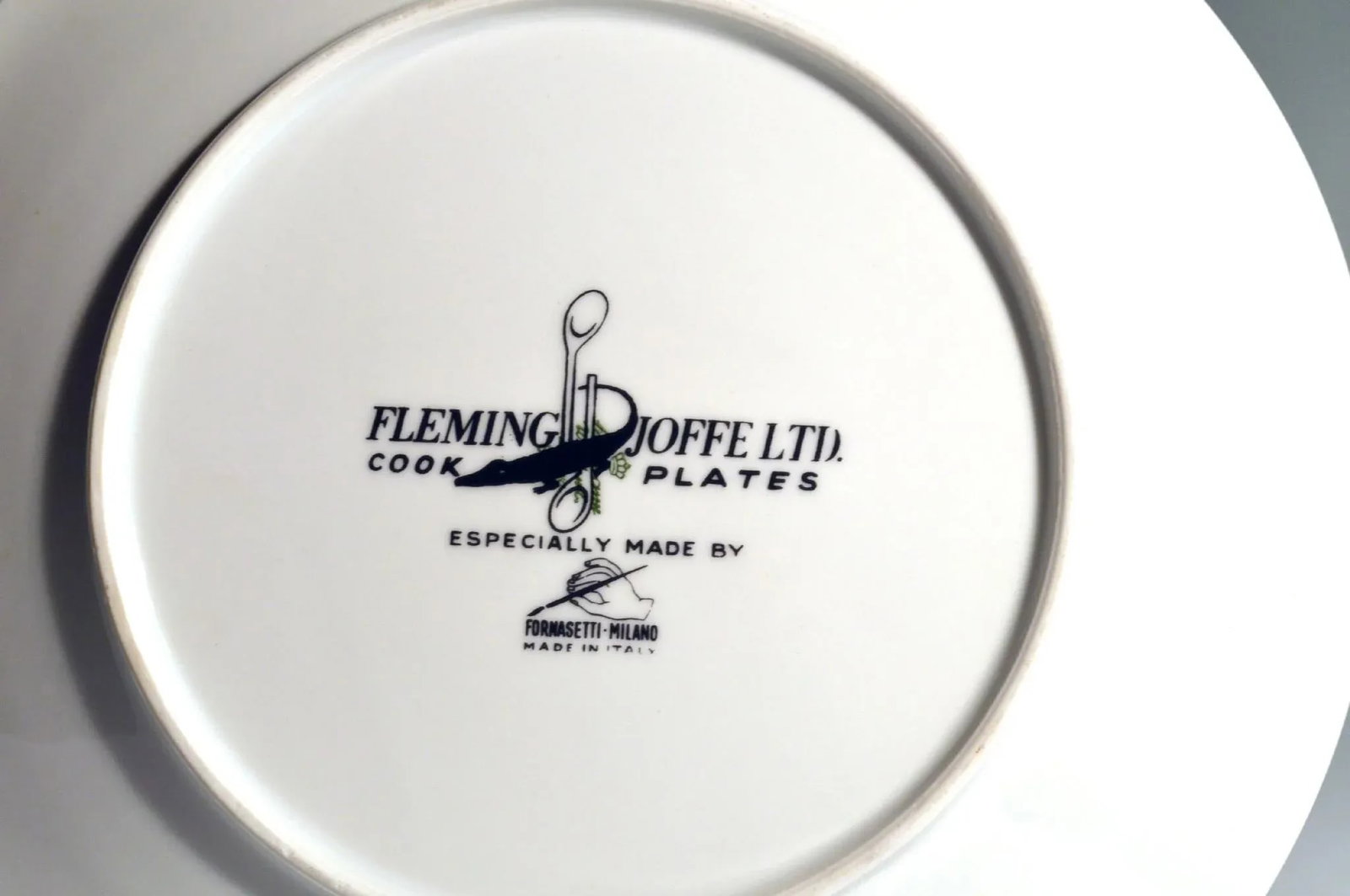 Piero Fornasetti Fleming Joffe Porcelain Recipe Plate, Vero-Pig Piccadilly, the 1960s. - 6