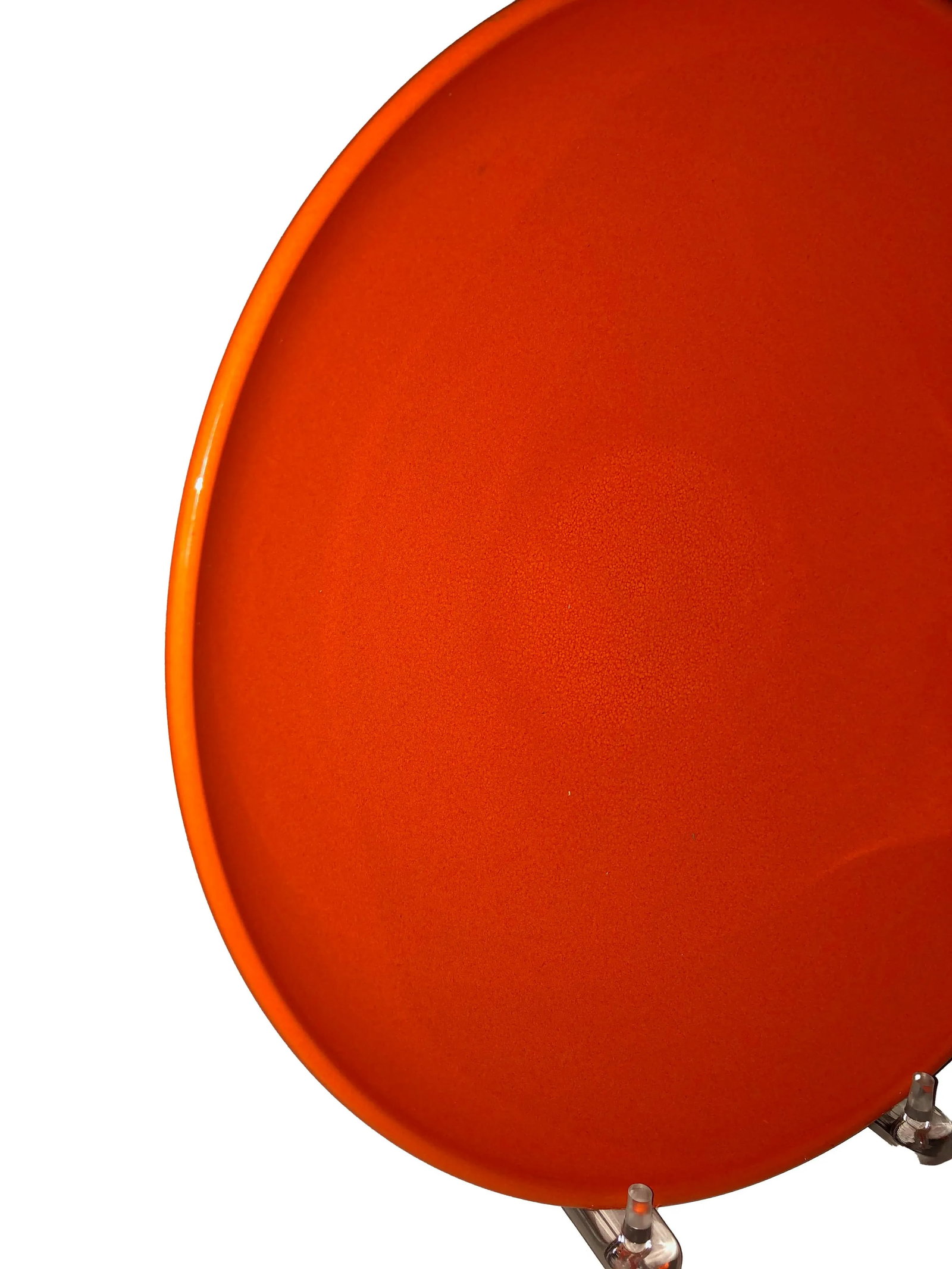 Vintage West German Pottery Orange Bowl - 2