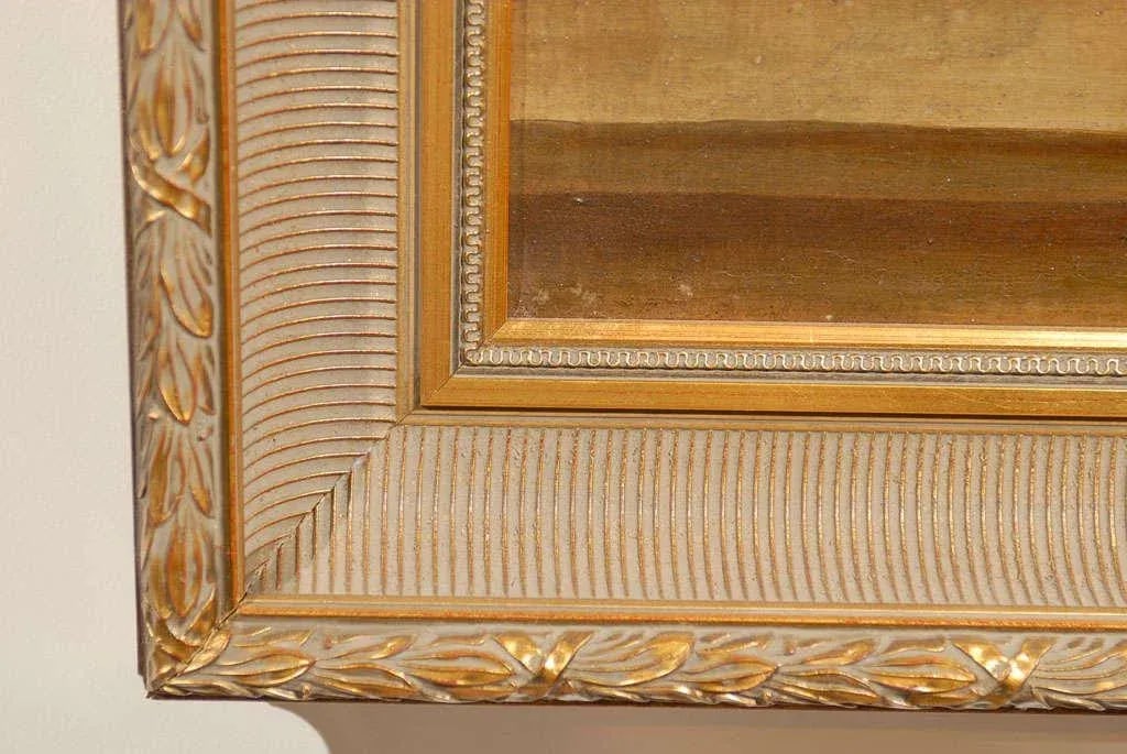 Italian Rococo 1770s Framed Still-Life Painting Depicting a Bouquet of Flowers - 6