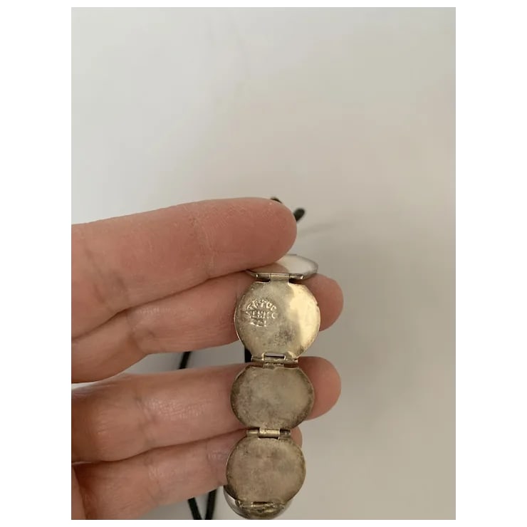 1980s Sterling Sphere Locket - 7