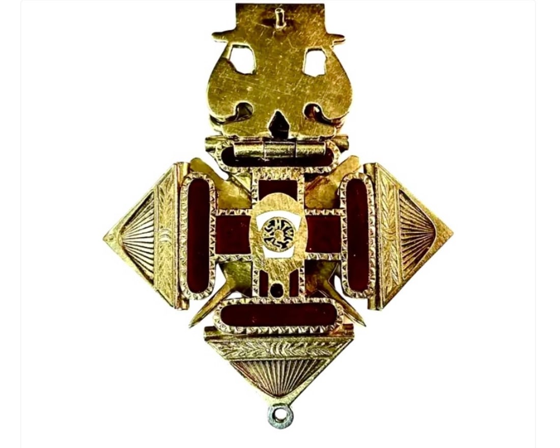 Vintage Masonic Knights Templar Fob Pendant - 3