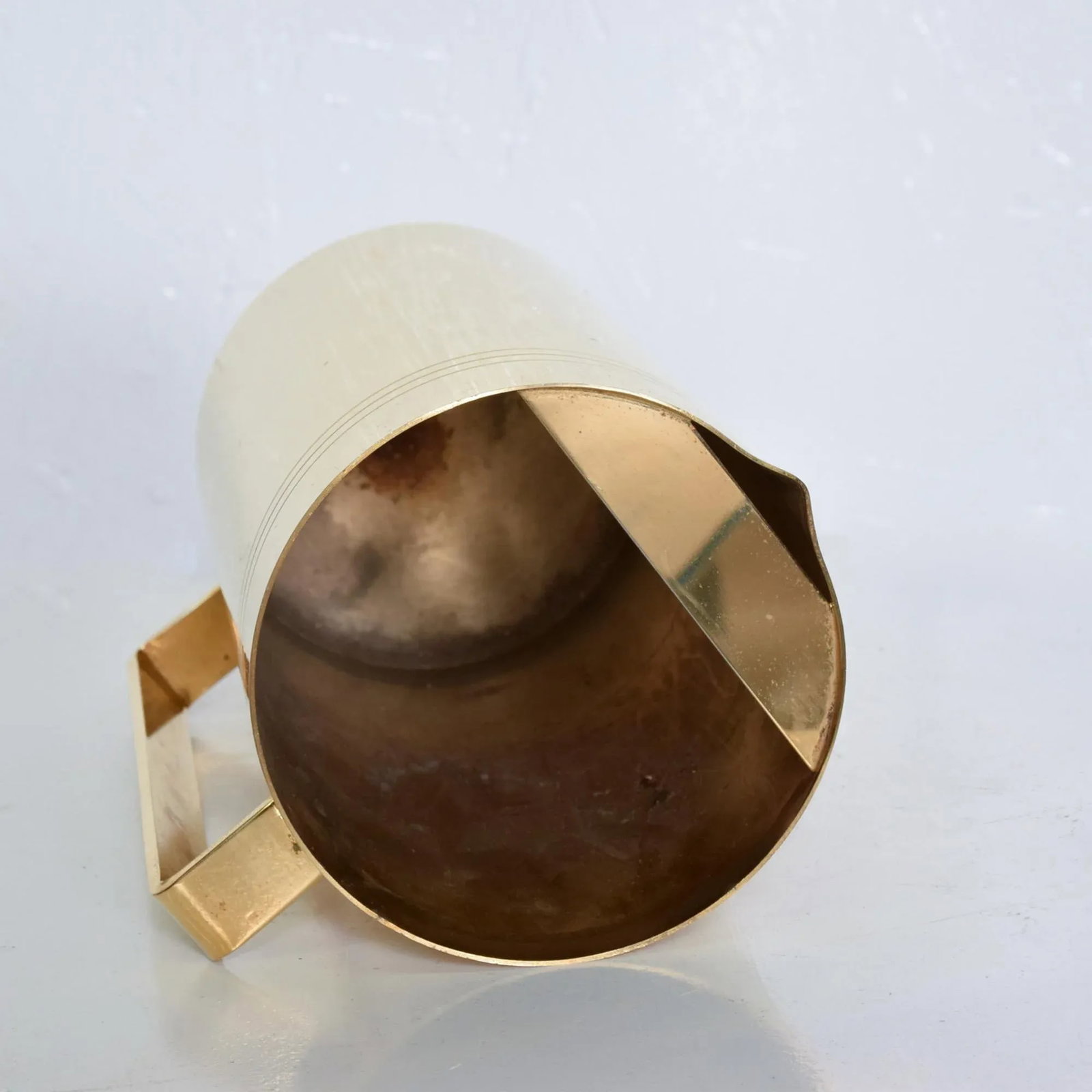 1960s Tommi Parzinger Pitcher 24k Gold Dorlyn Silversmiths - 12